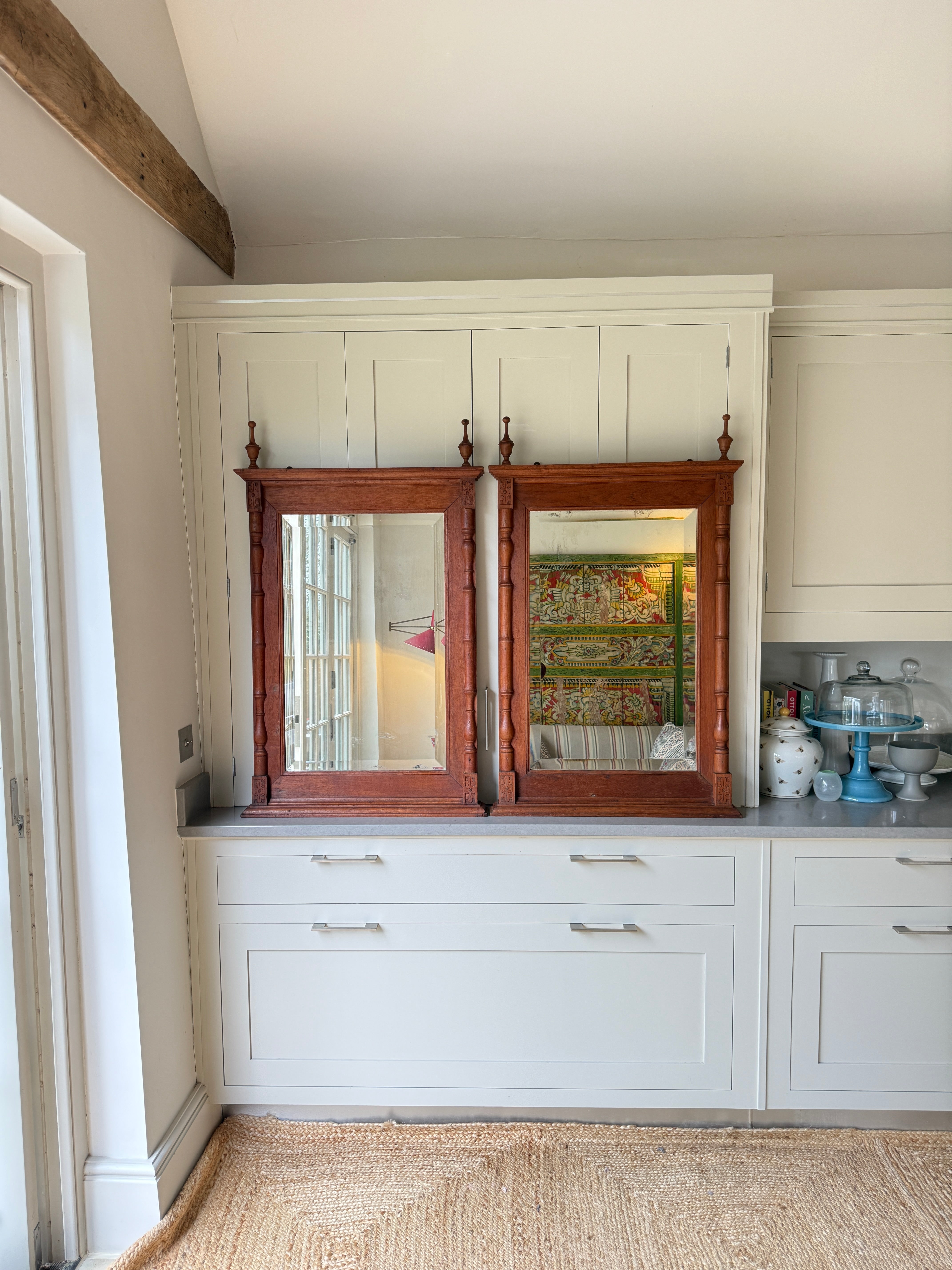 Pair of French Antique Mirrors