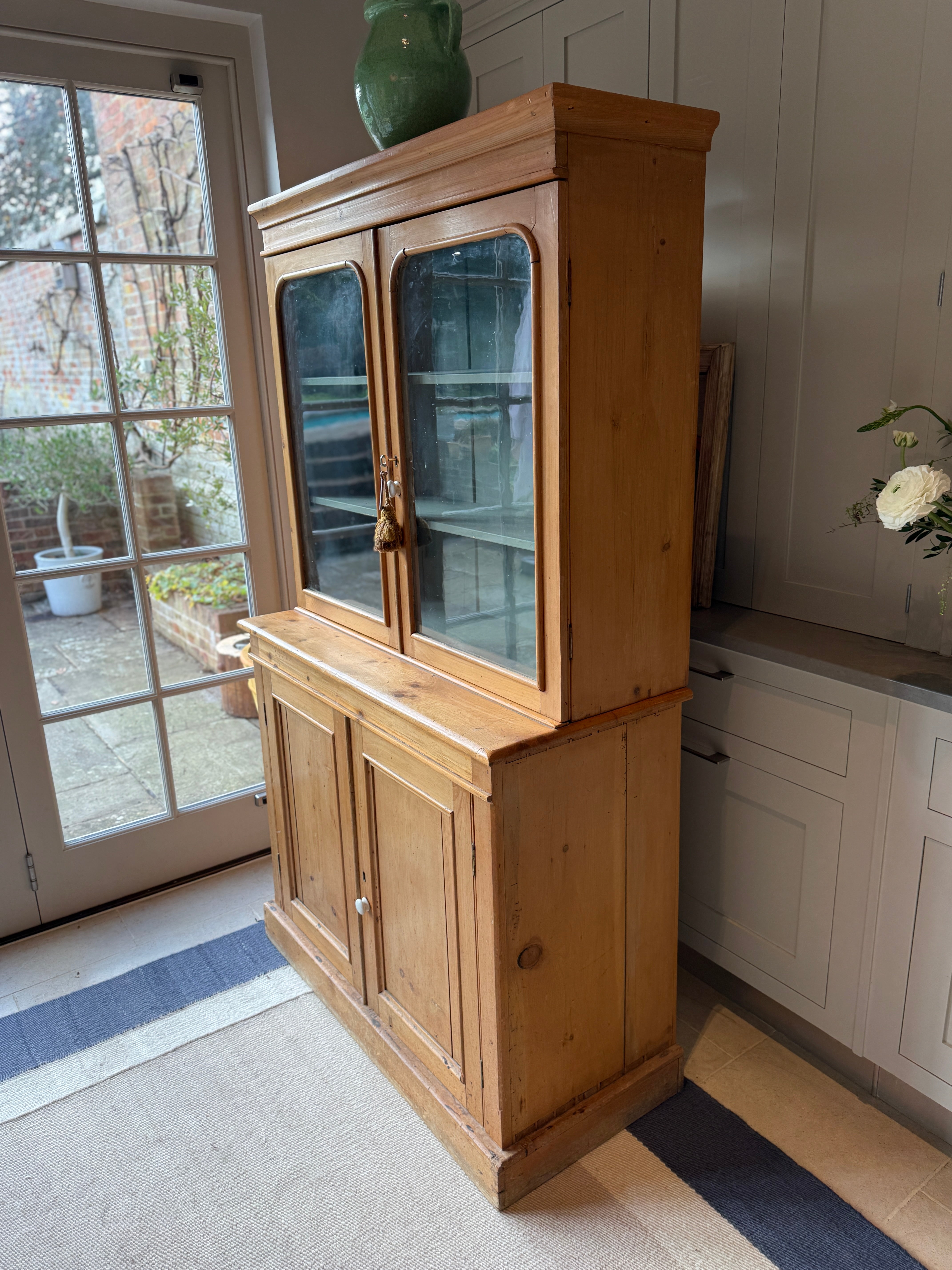 19th Century Glazed Pine Dresser