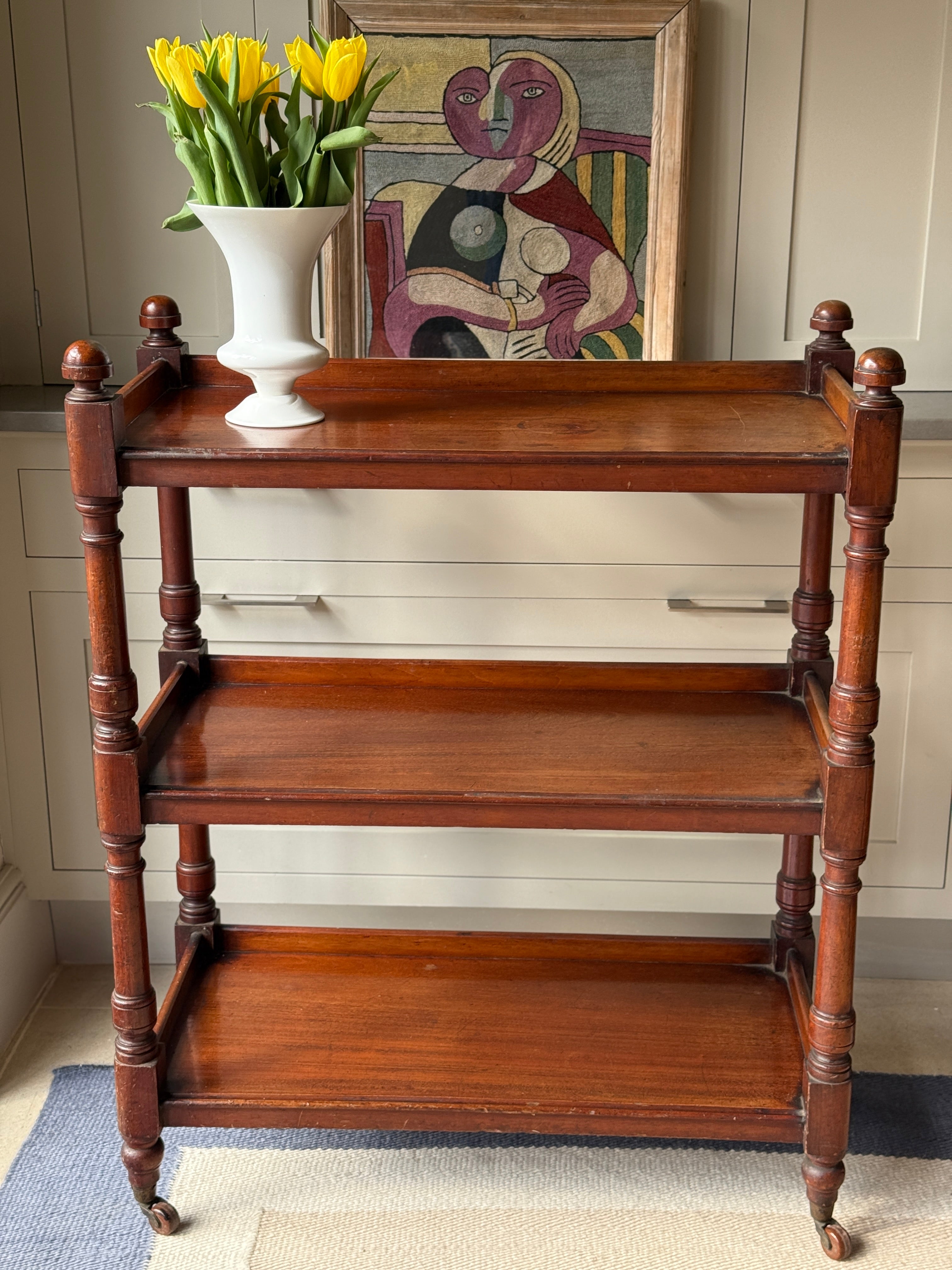 19th Century Mahogany Buffet on Castors