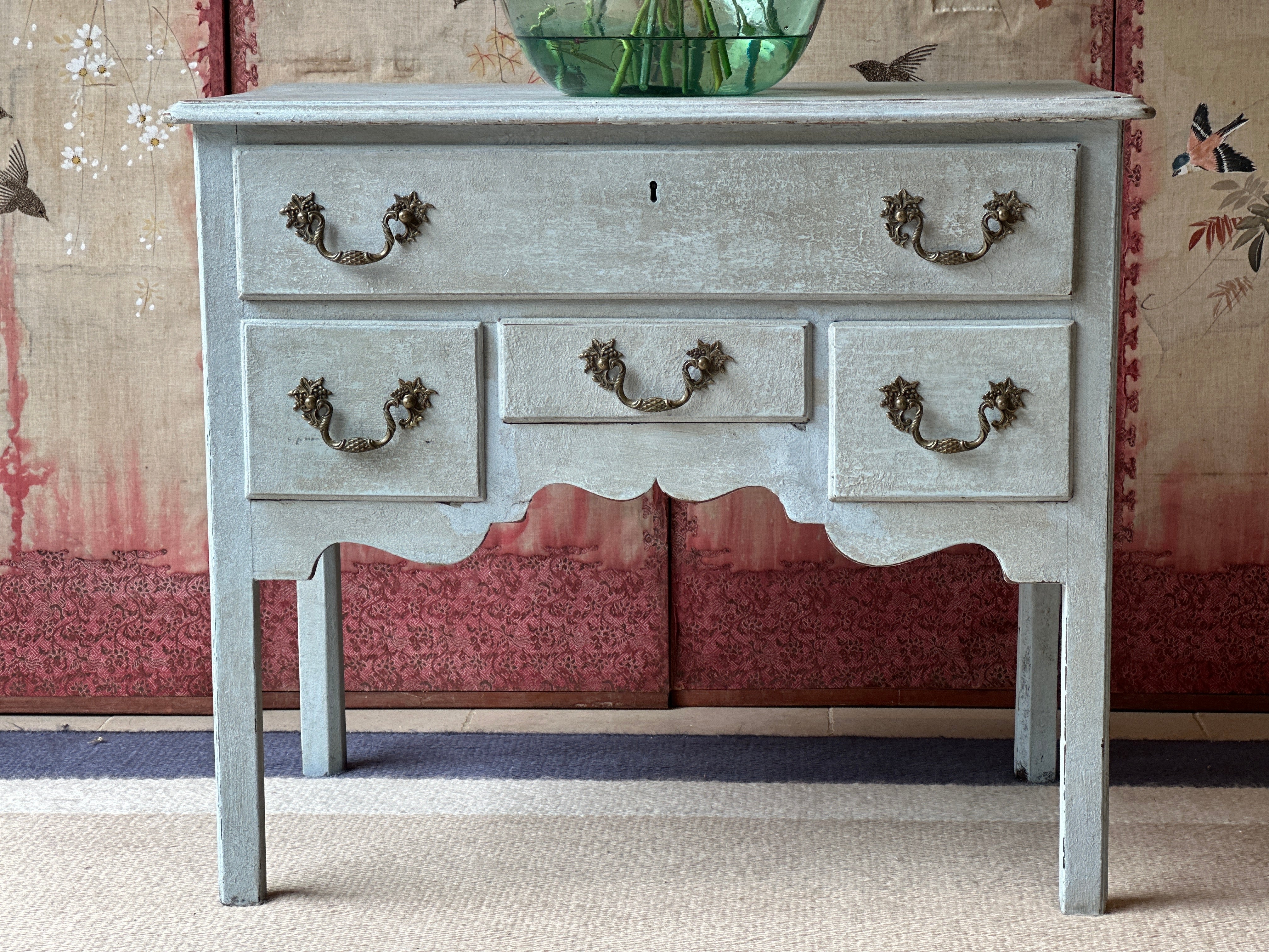 18th Century English Painted Lowboy