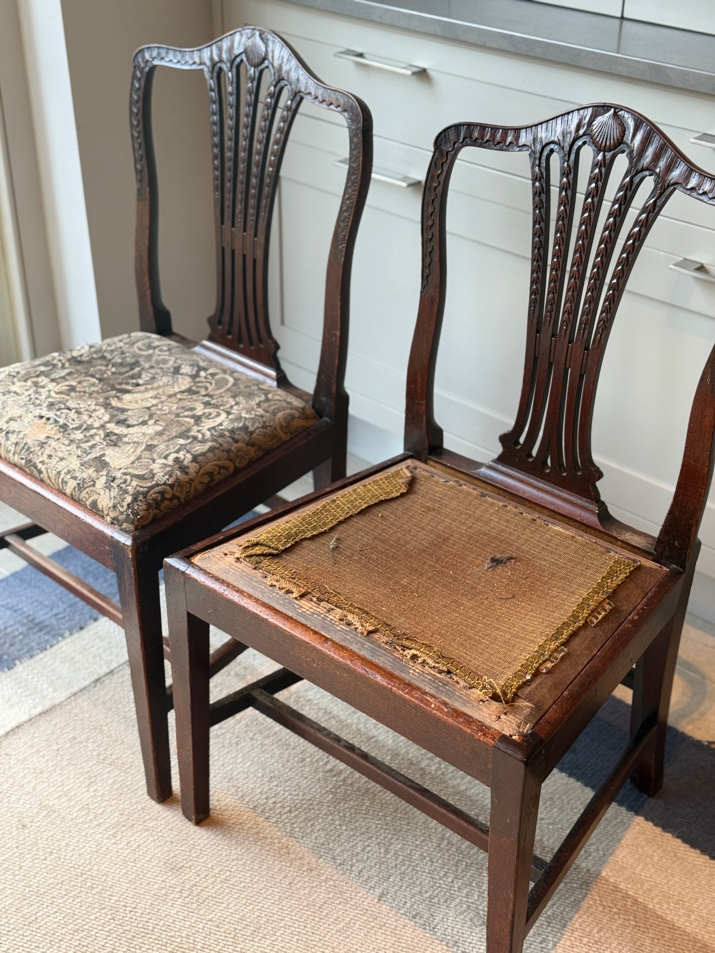 Pair of Georgian Regency Mahogany Chairs