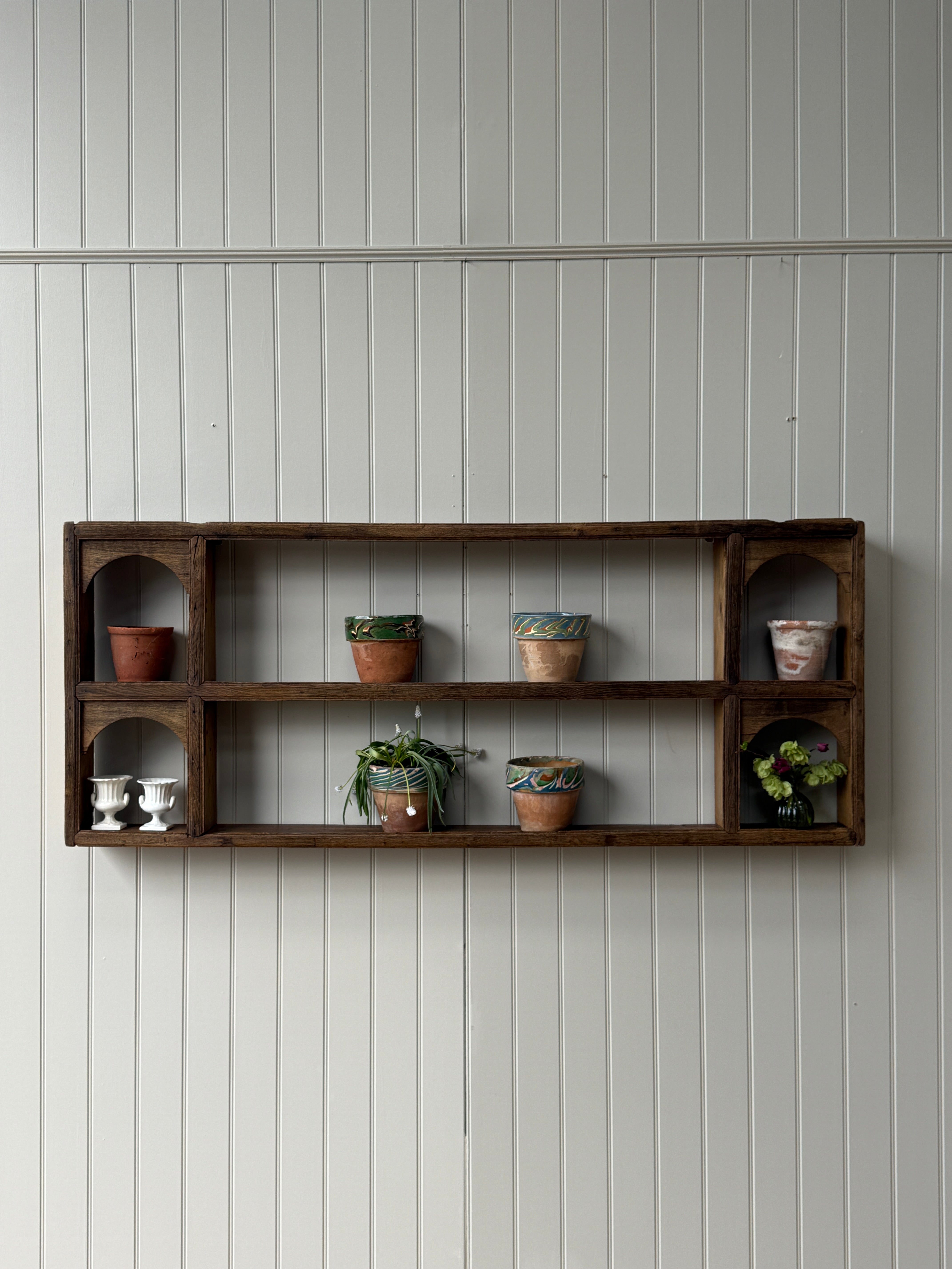 19th Century Solid Oak Rack