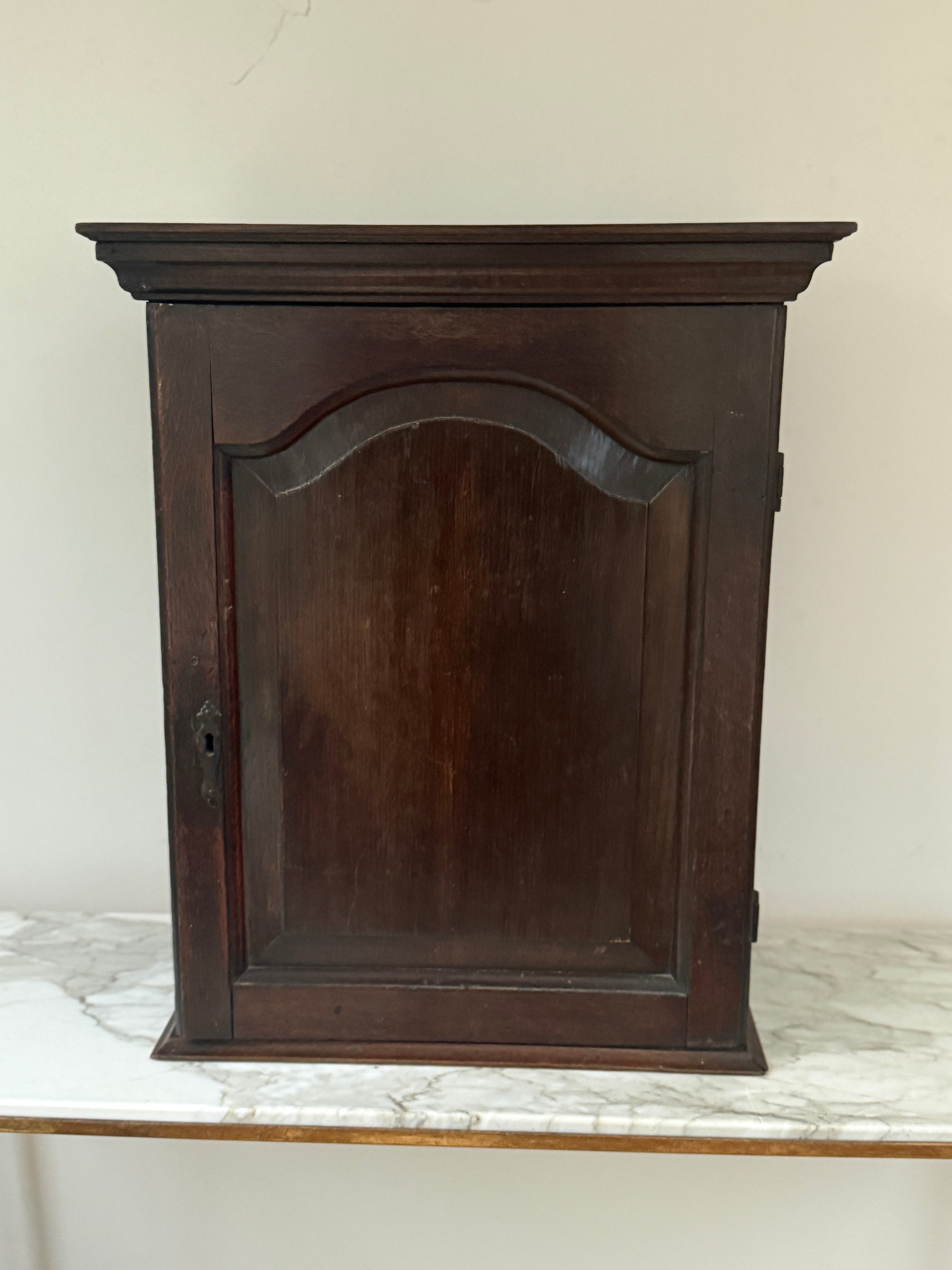 18th Century English Oak Spice Cupboard