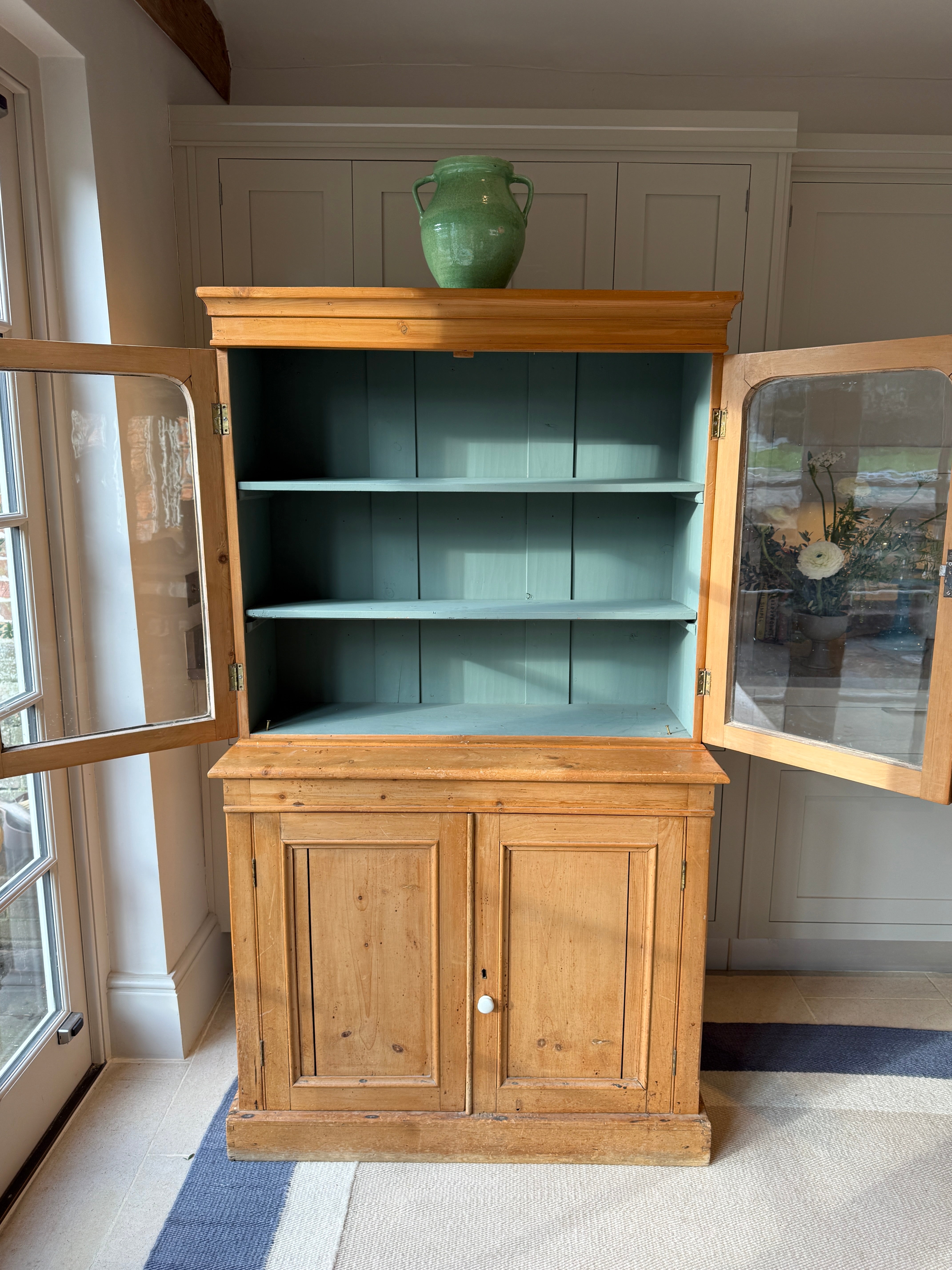 19th Century Glazed Pine Dresser