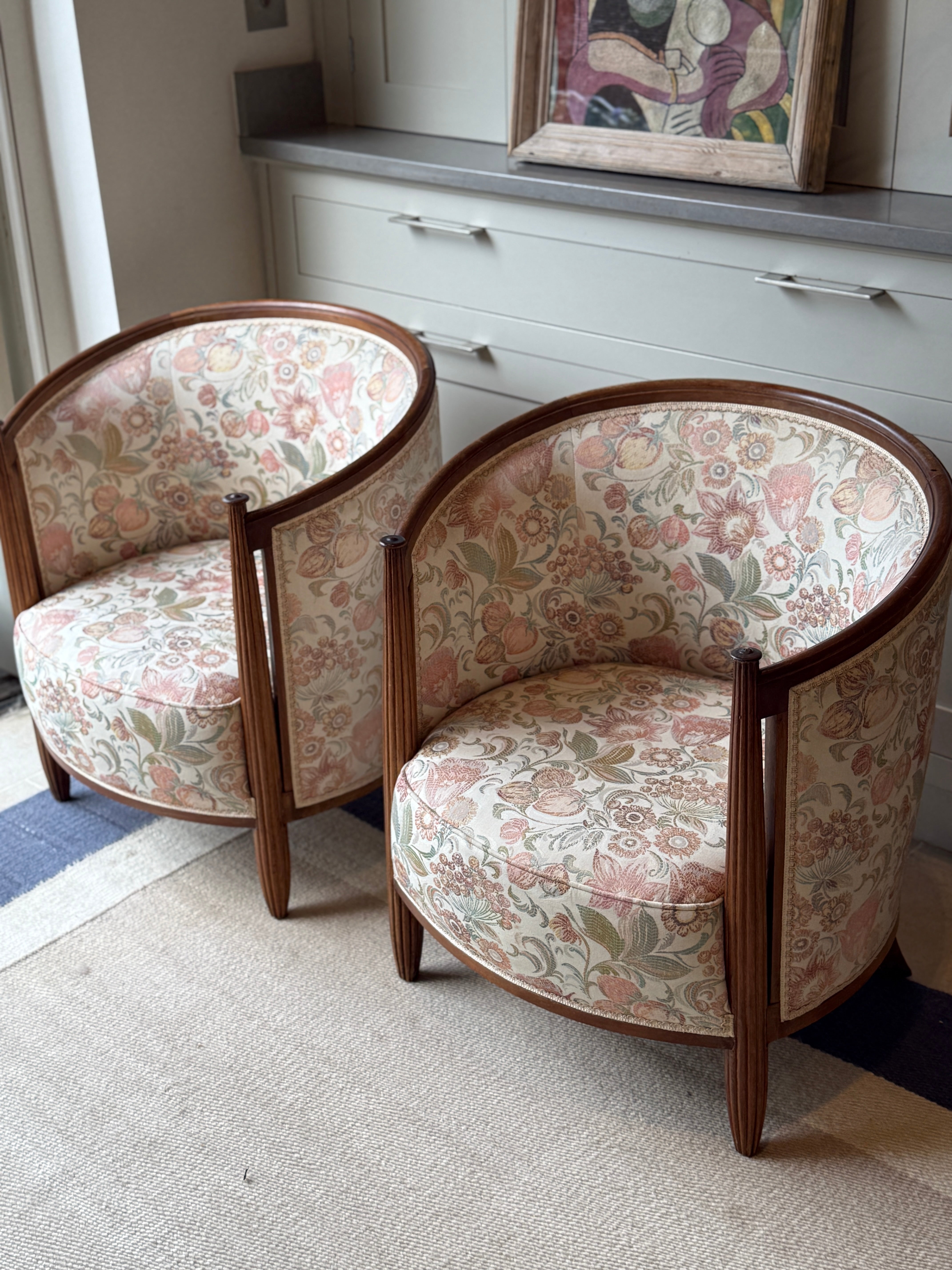 Pair of French Art Deco Chairs