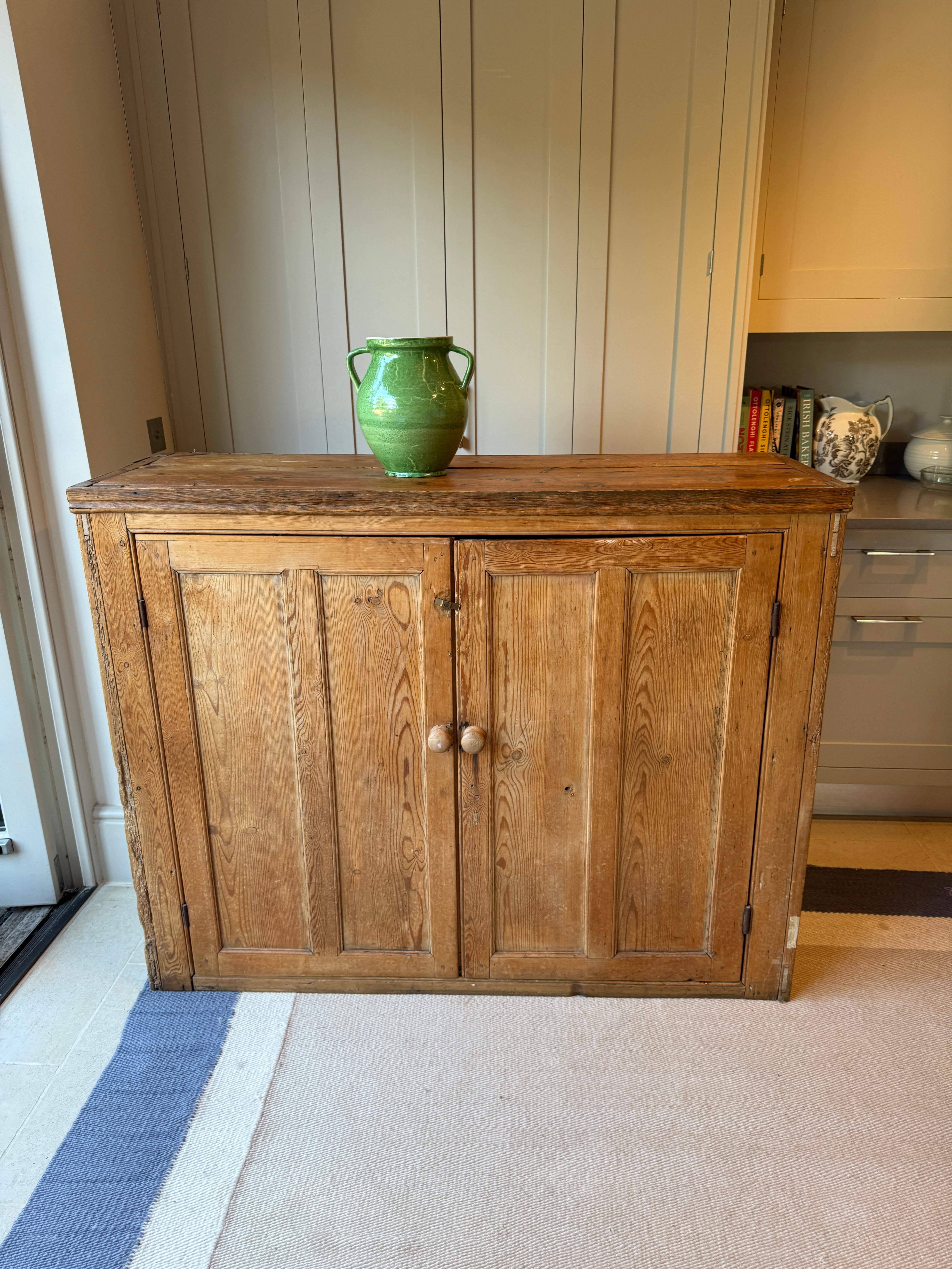 Large Antique Pine Cupboard