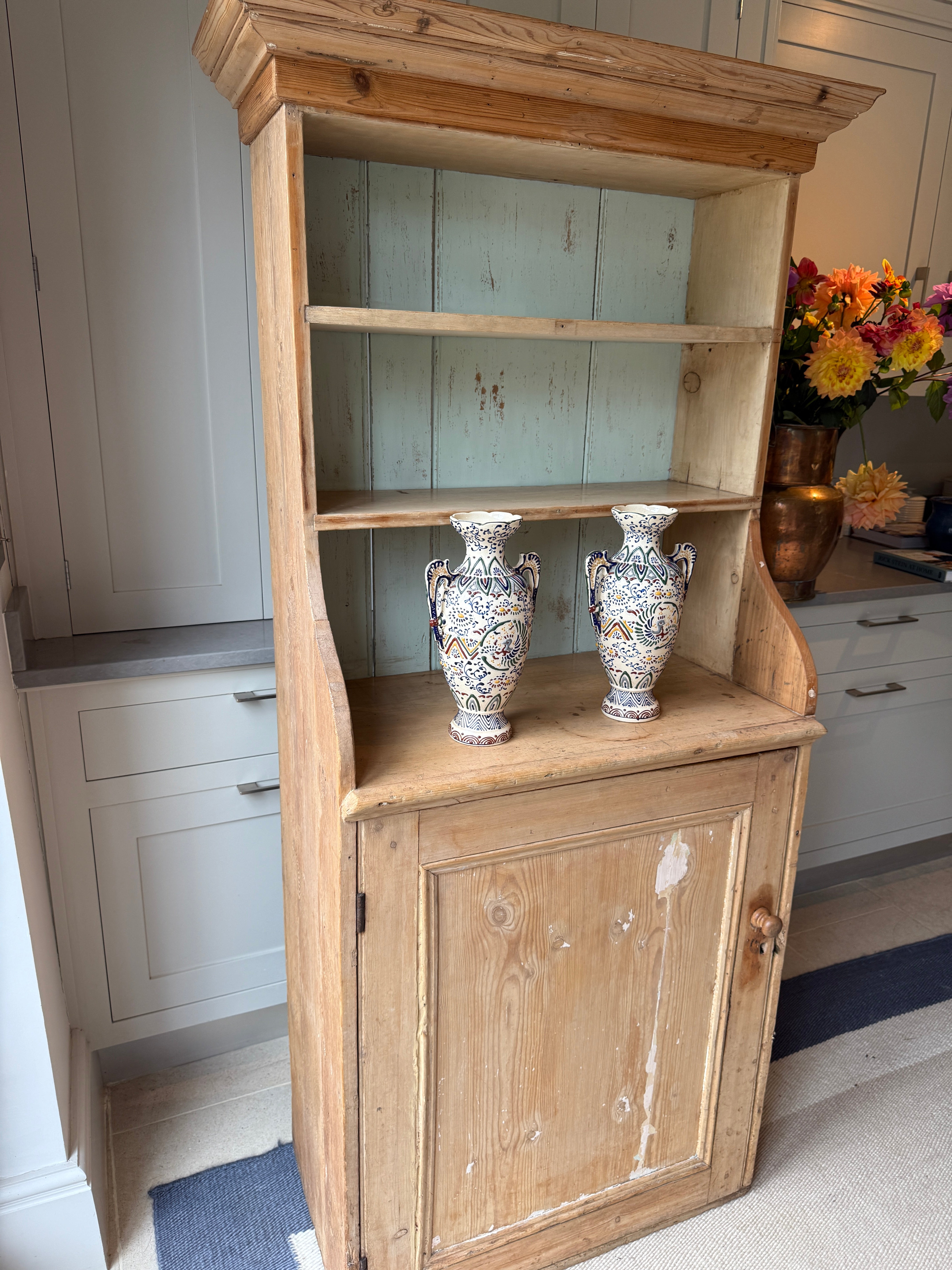 Slim and Rustic Pine Dresser