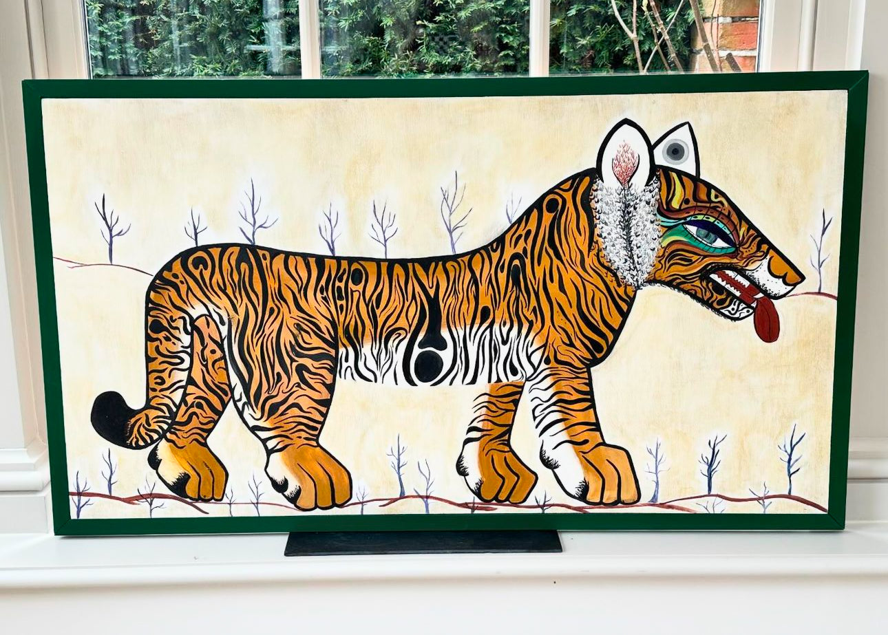 Modern Painting of a Bengal Tiger