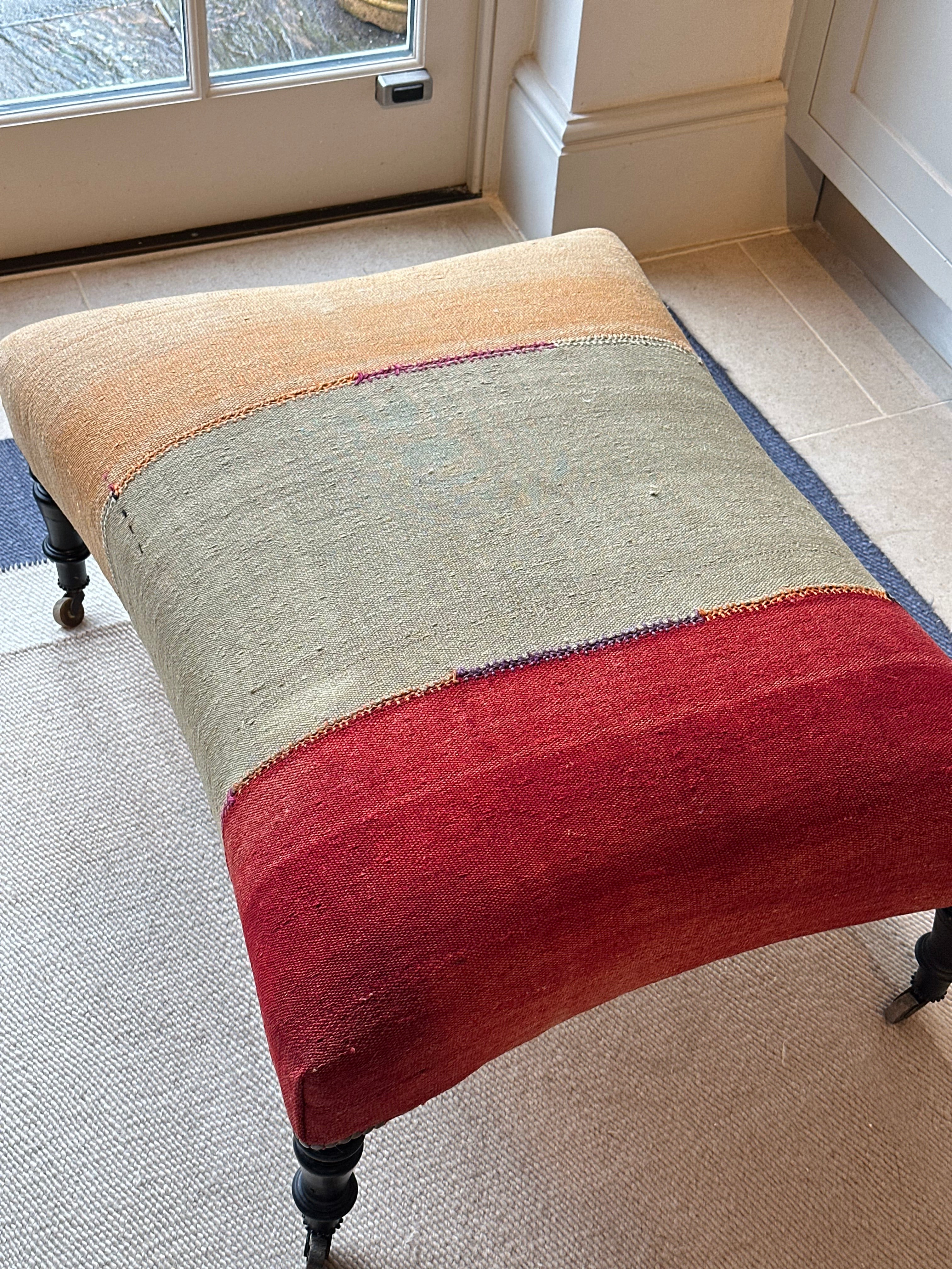 Large Napoleon III Ottoman Footstool