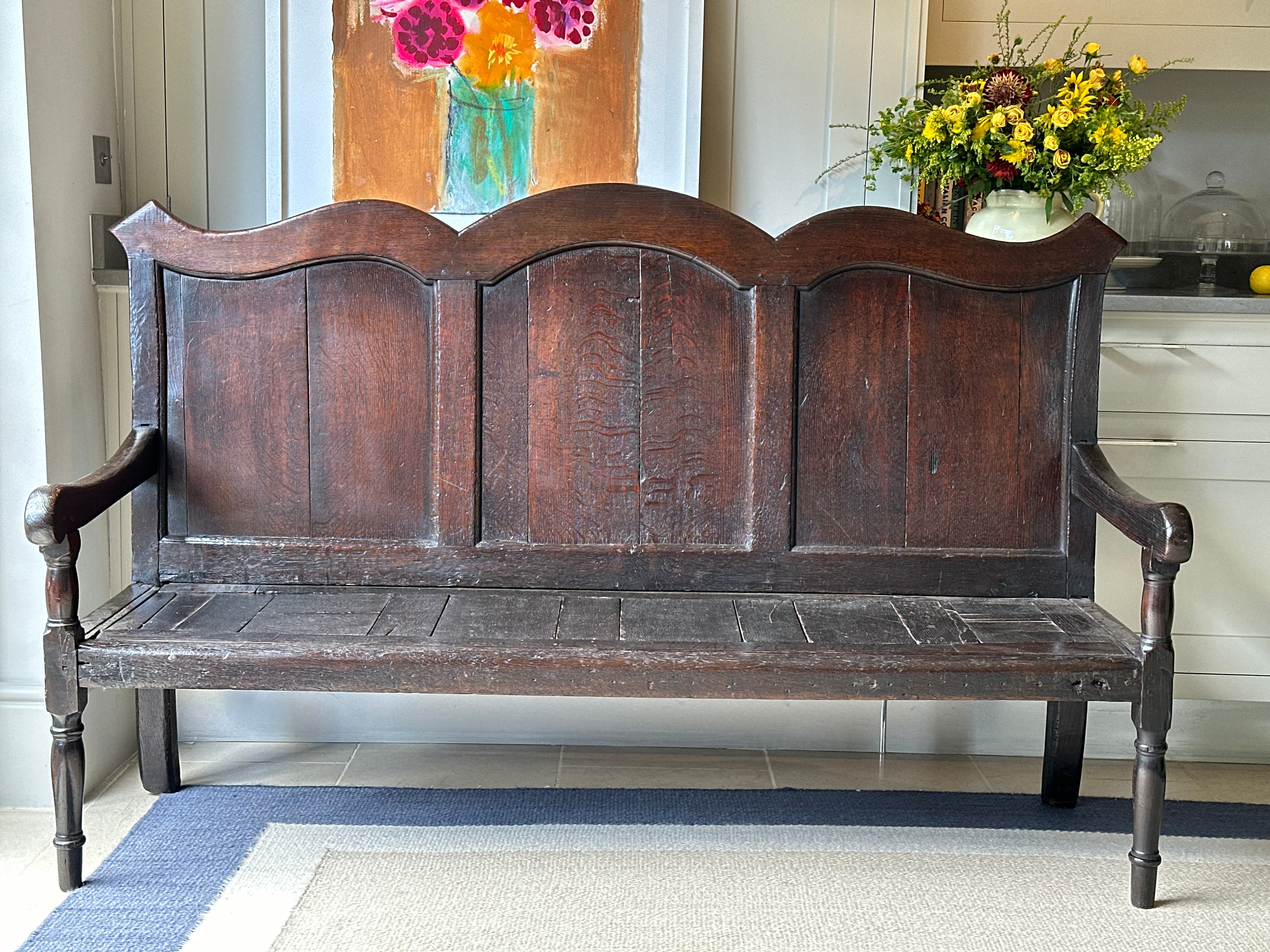 Late C17th Oak Bench/Settle
