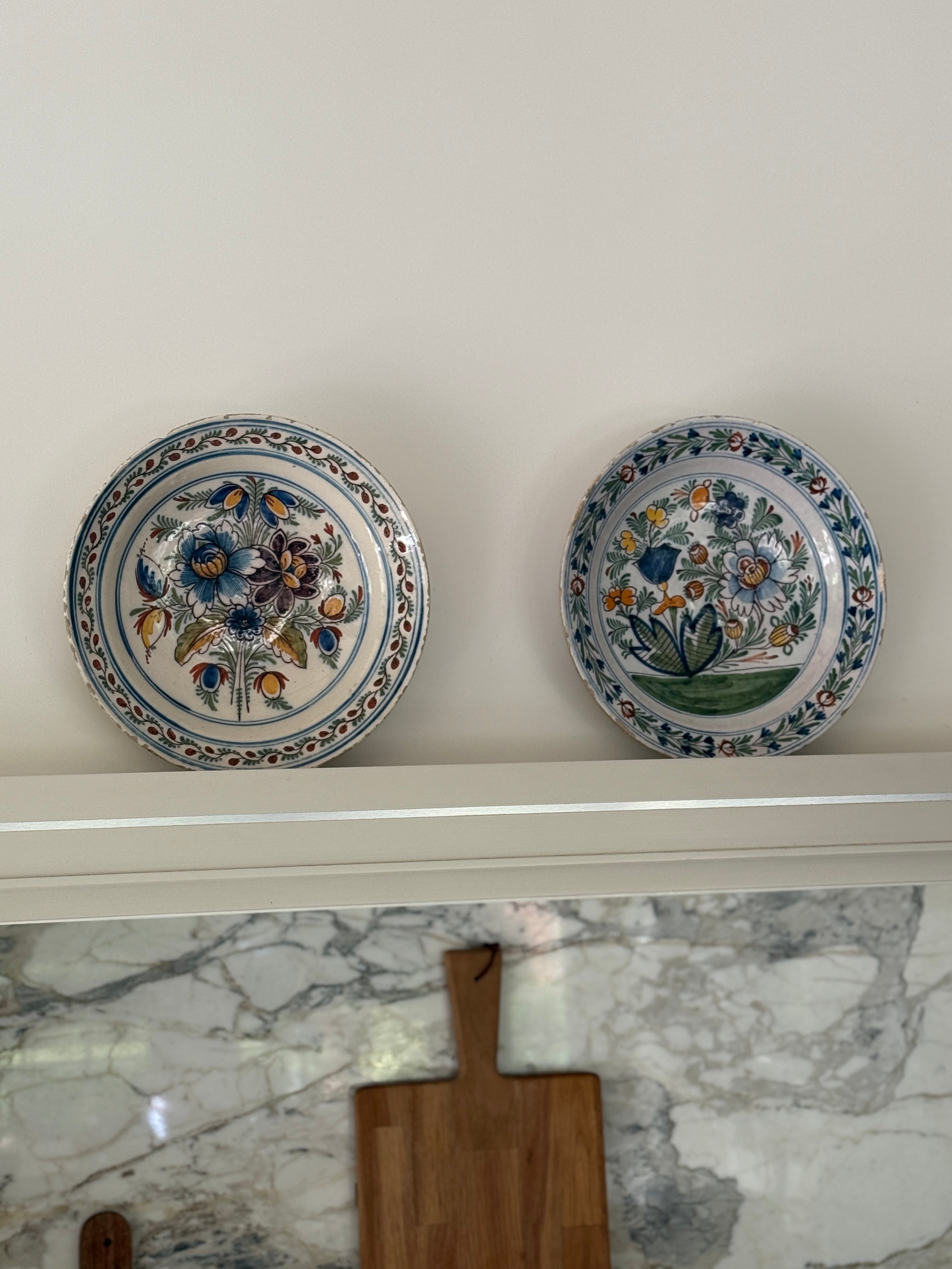 18th Century Polychrome Delft Charger