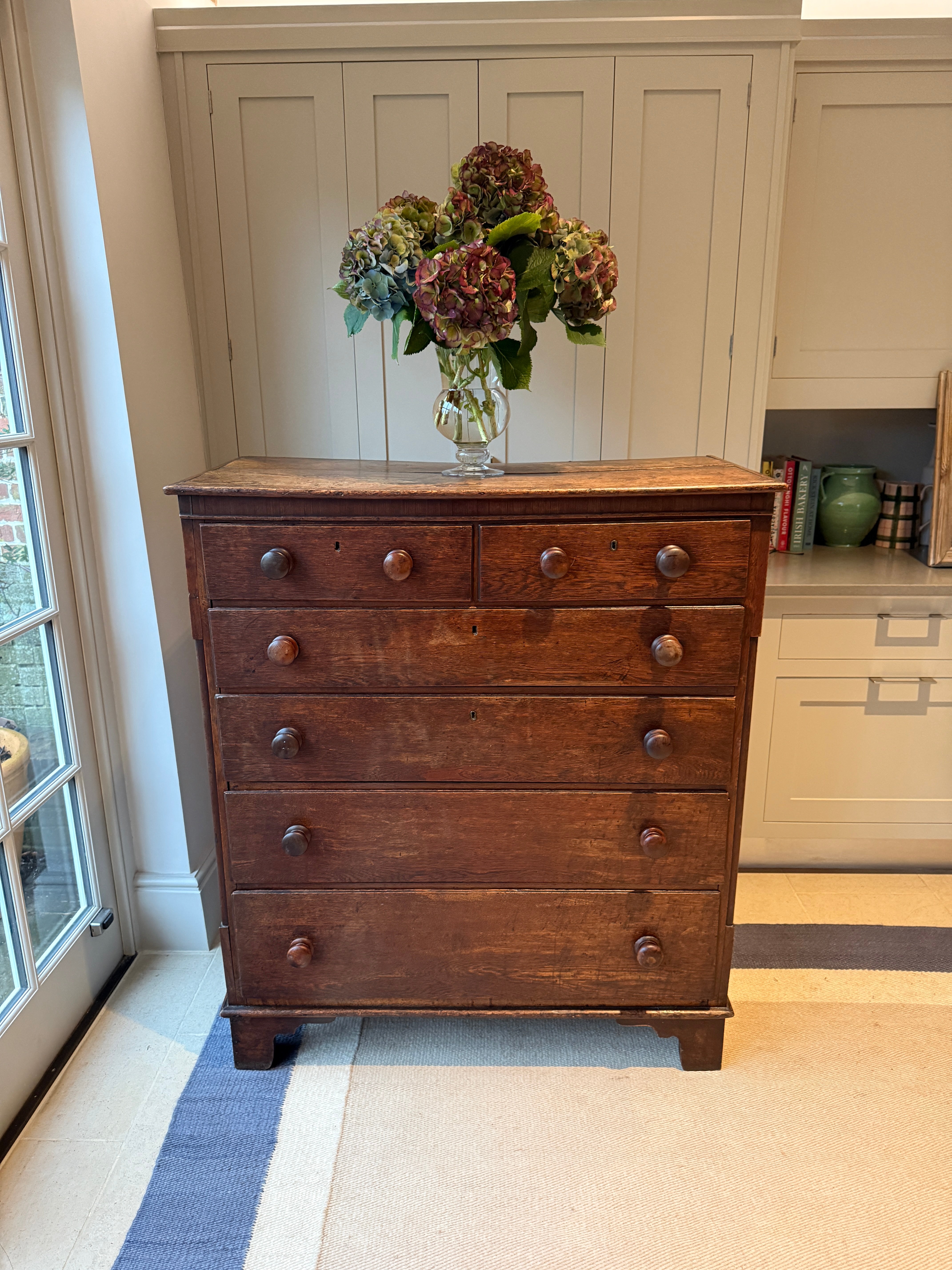Very Large Oak Chest of Drawers