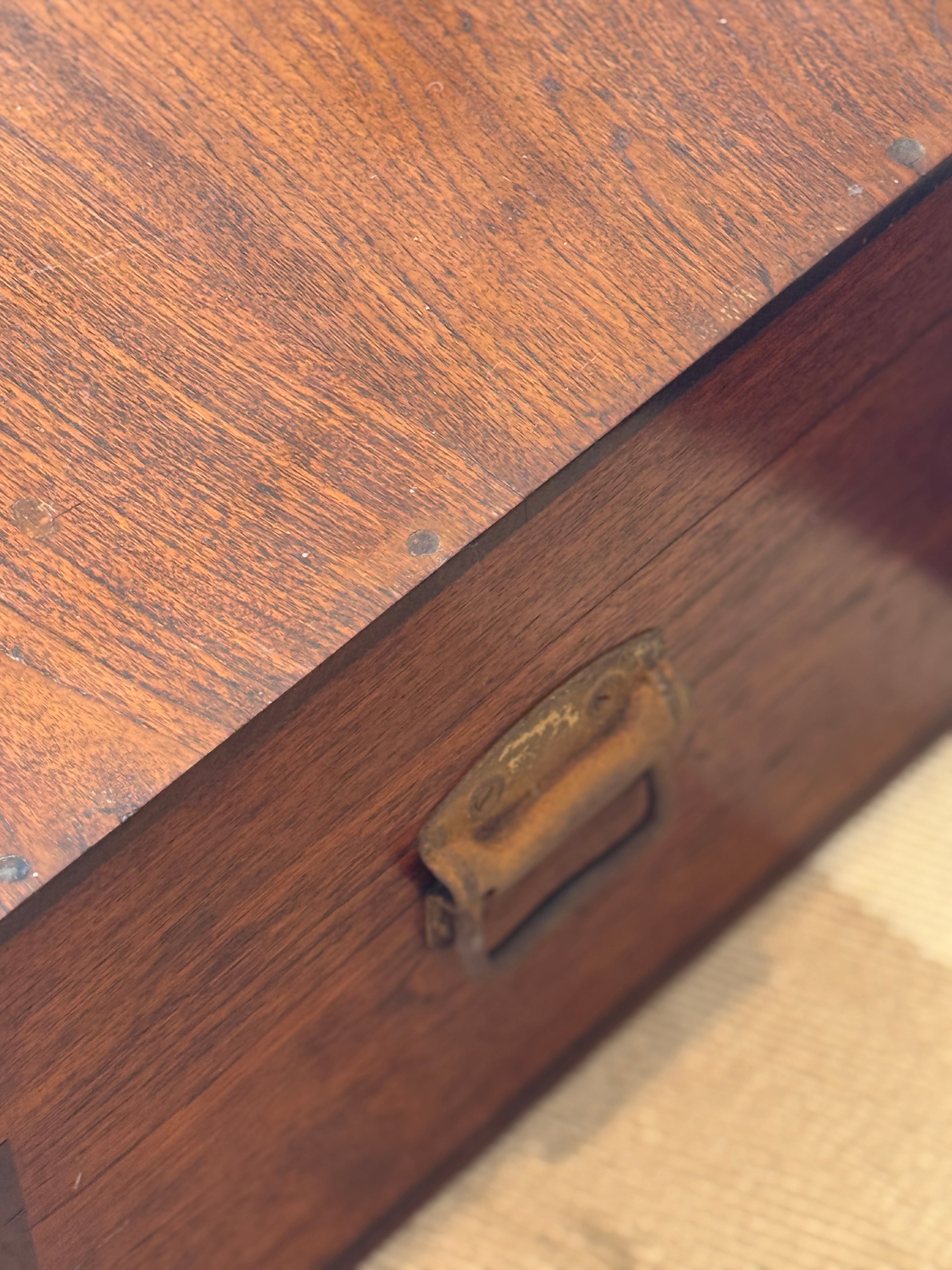 Small Teak Trunk with Great History