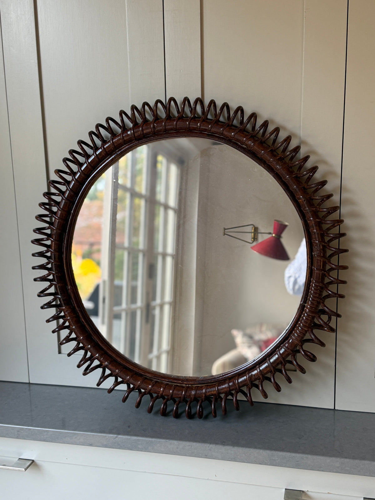 Large Round Albini Mirror