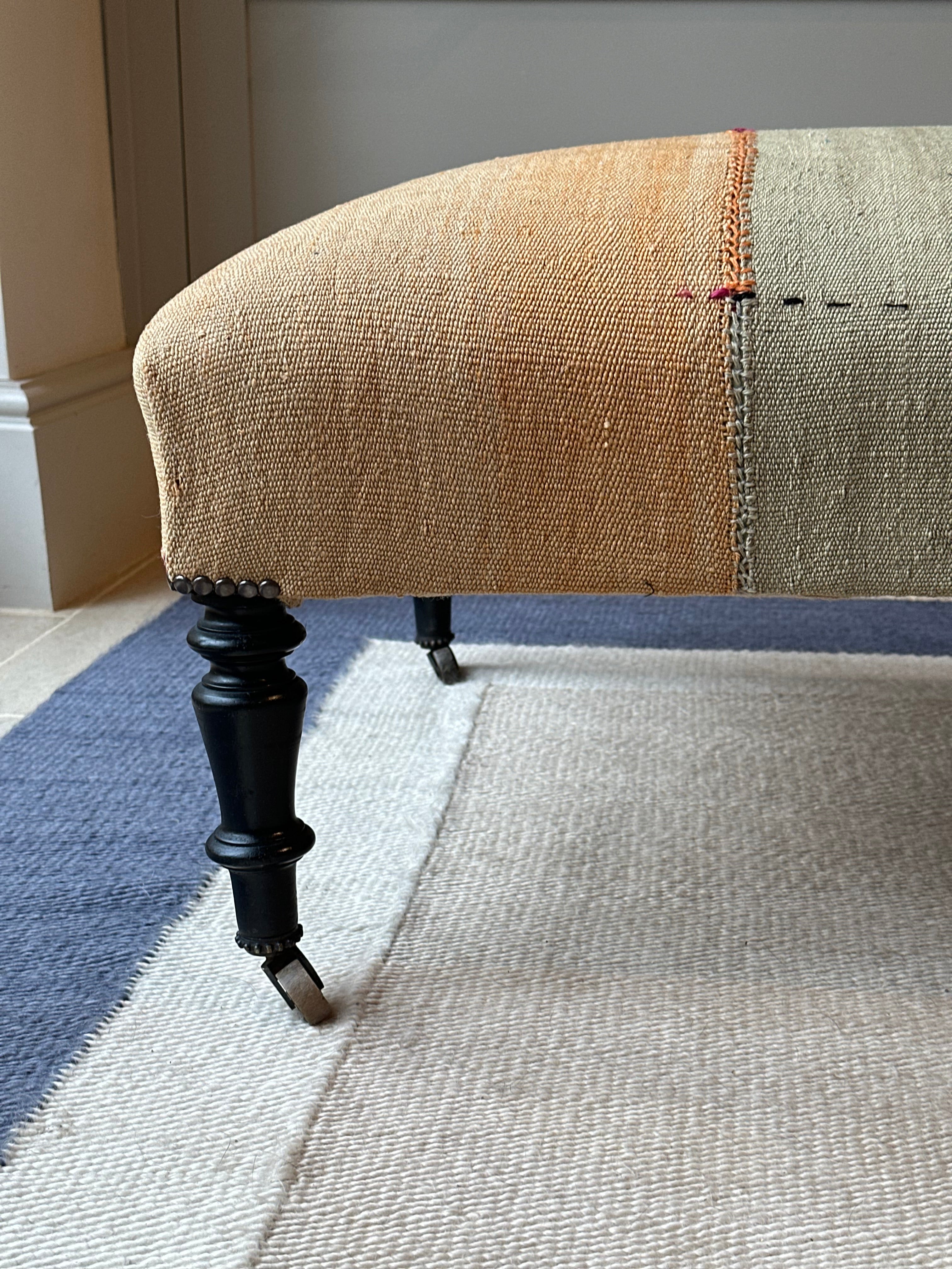 Large Napoleon III Ottoman Footstool