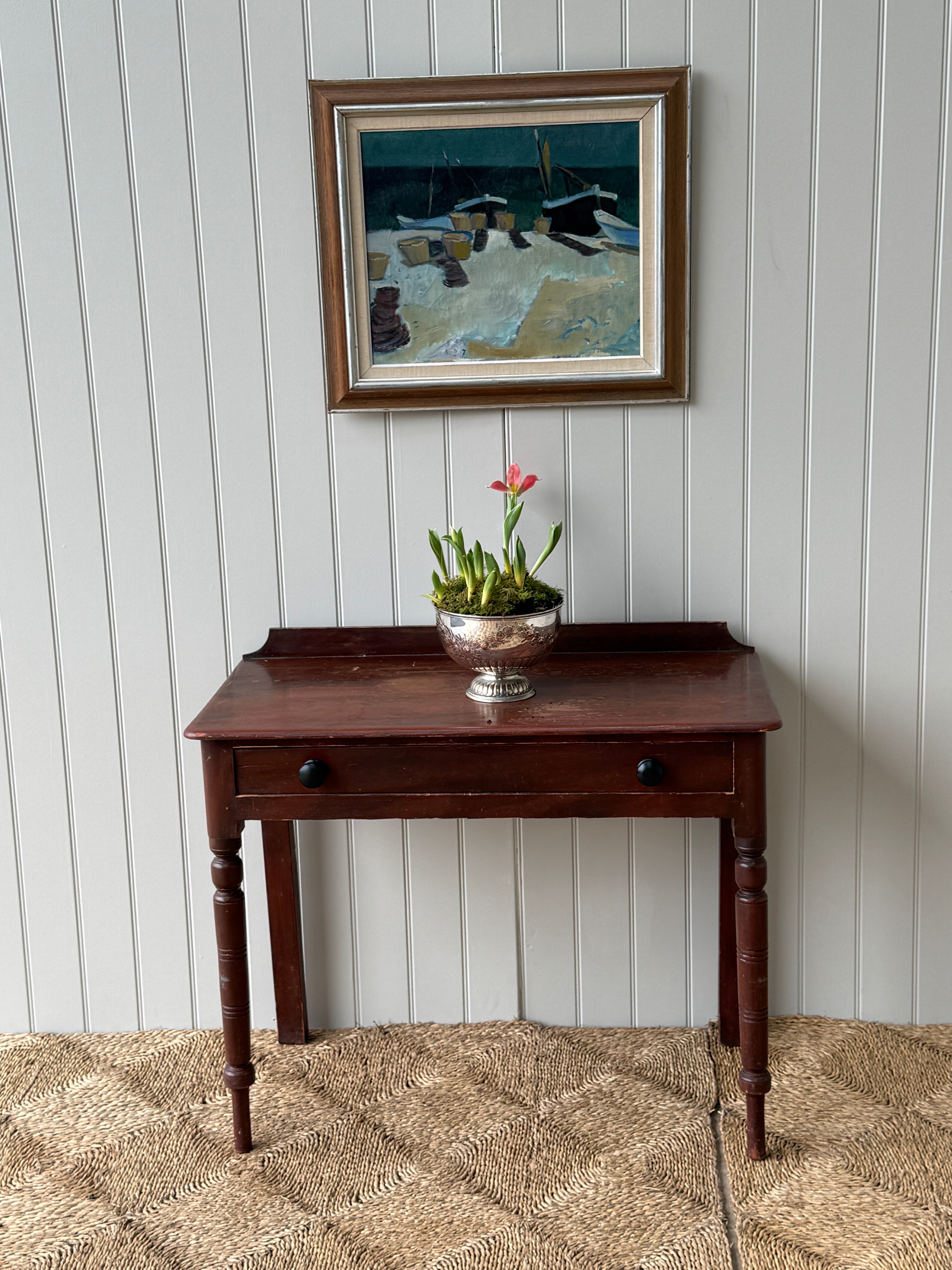 Red Side Table or Desk