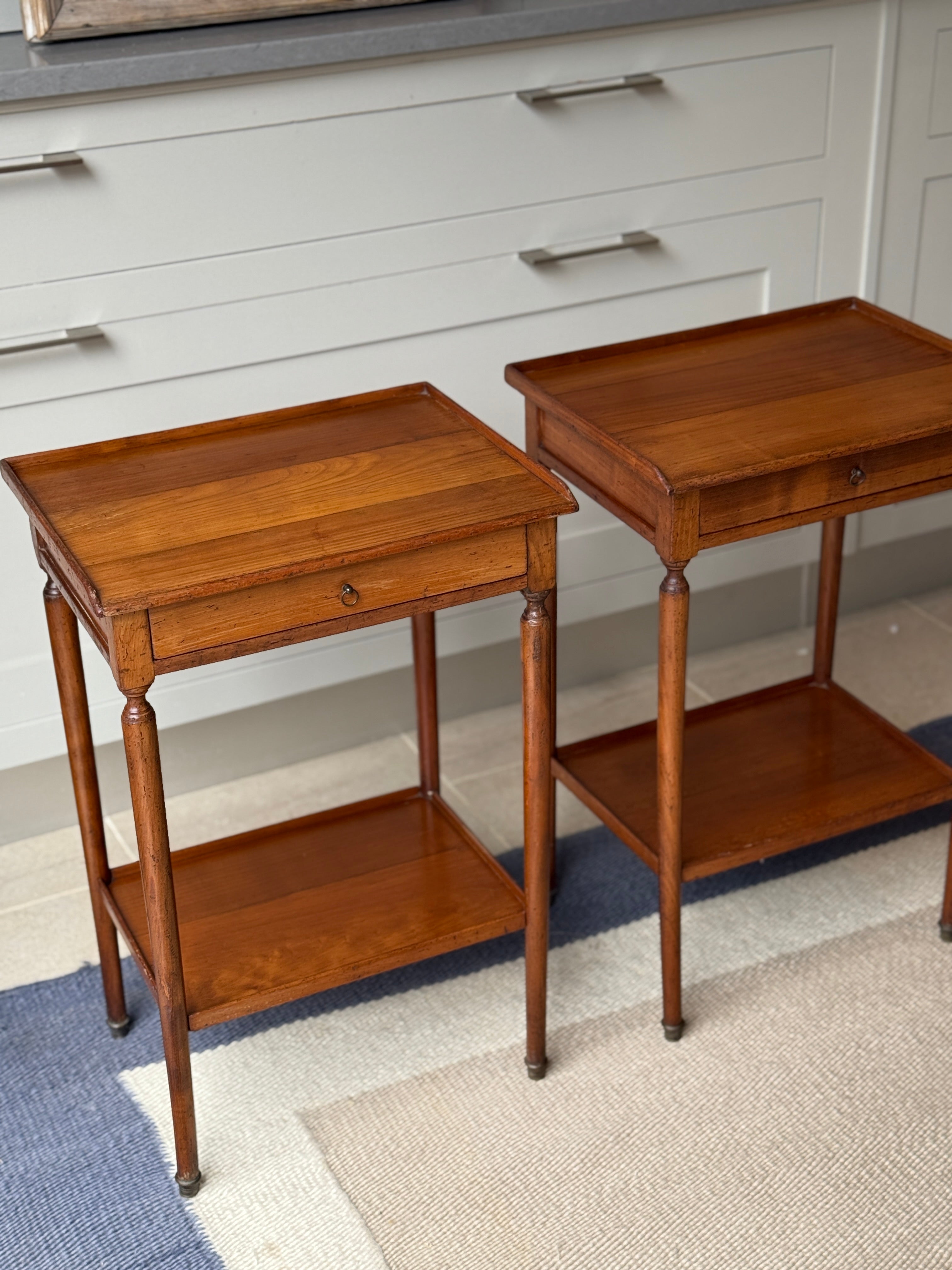 Pair of Small French Bedside Tables