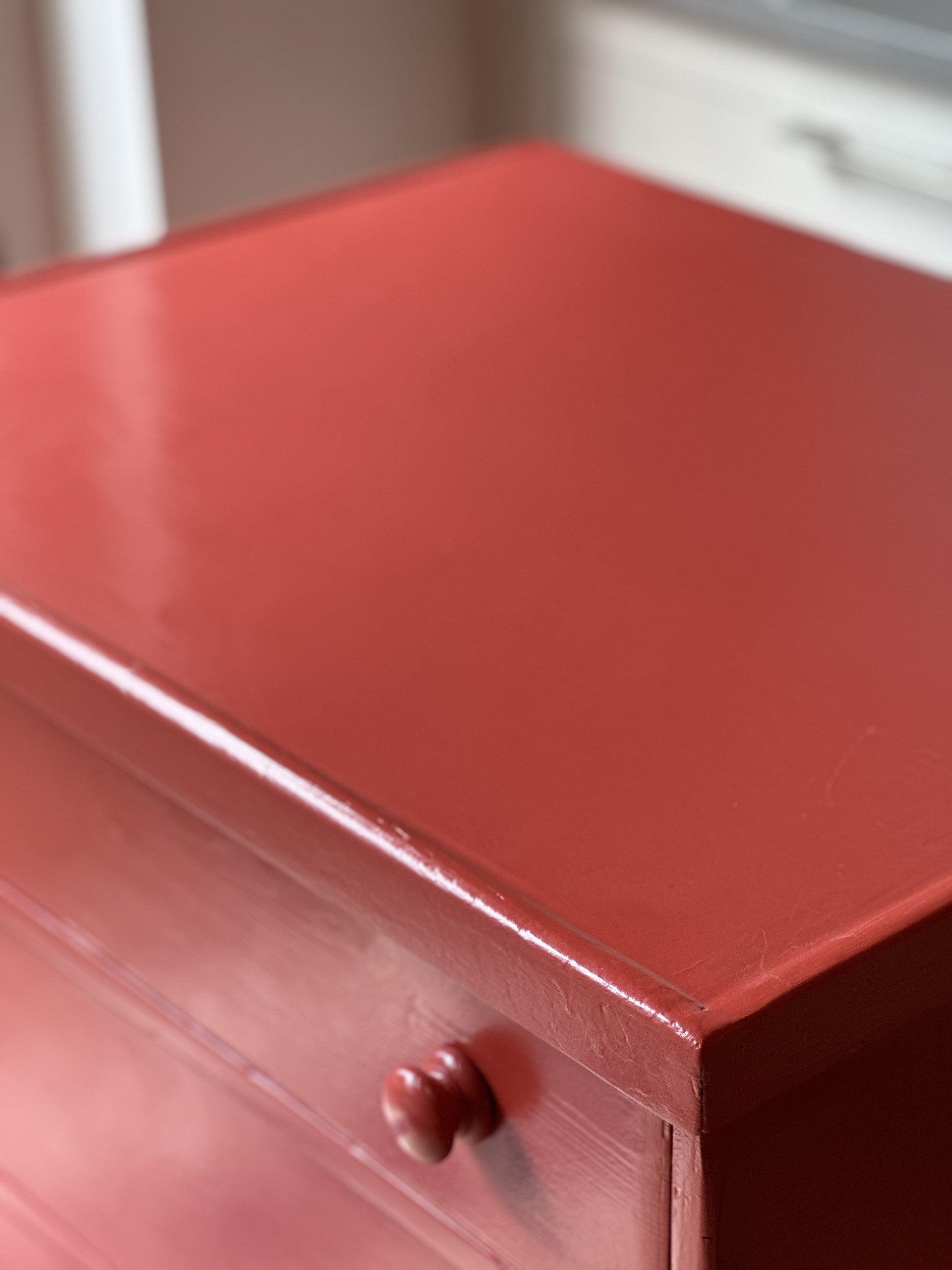 Tall Chest of Drawer on Castors