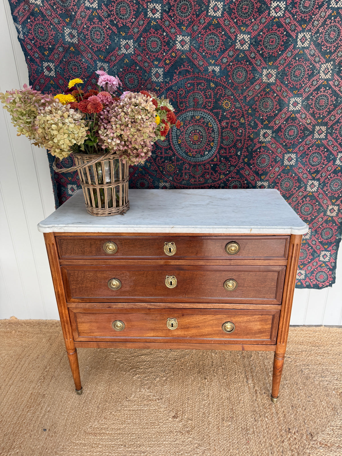 French Marble Topped Commode