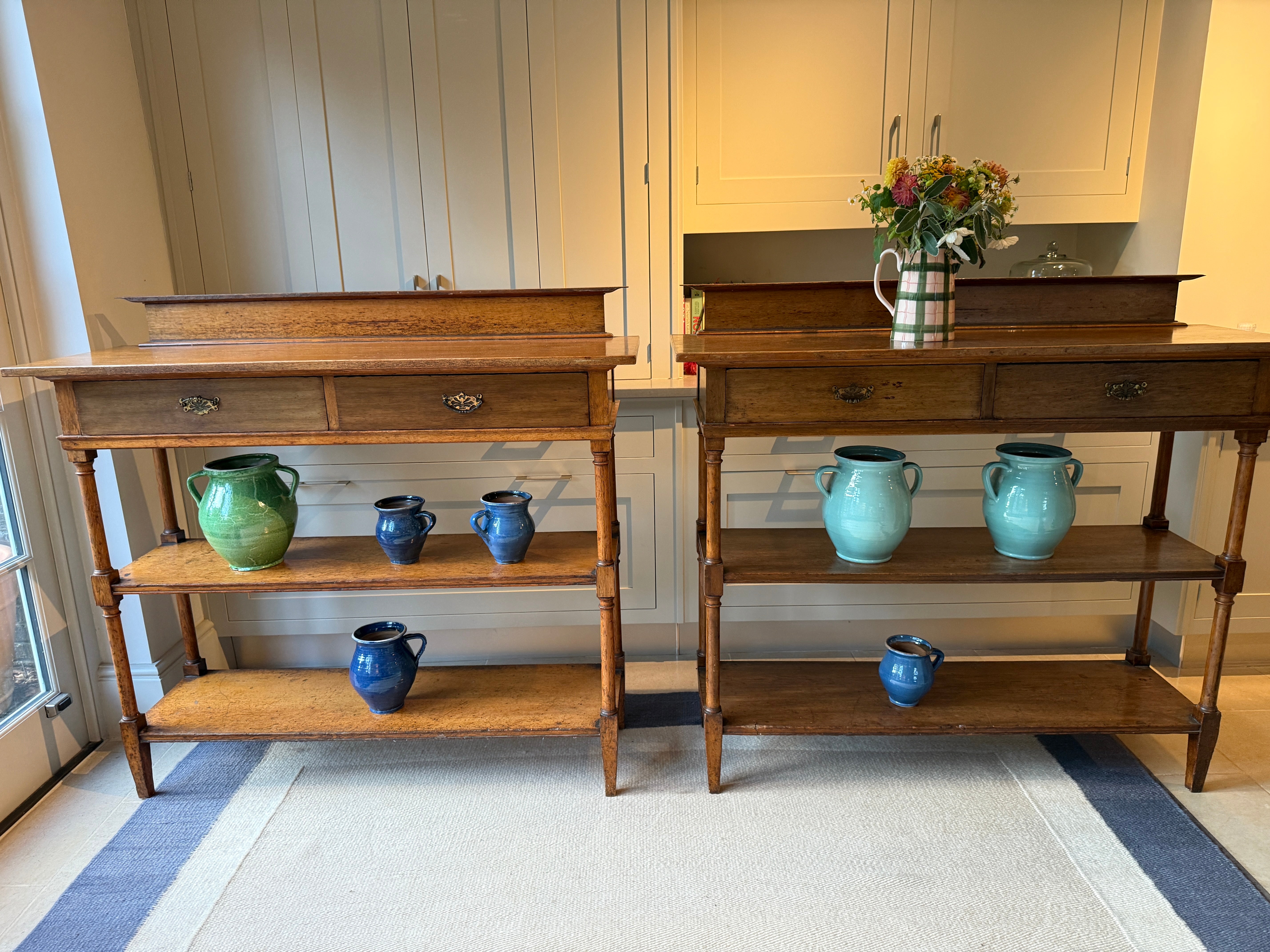 Pair of 19th Century Oak Buffets