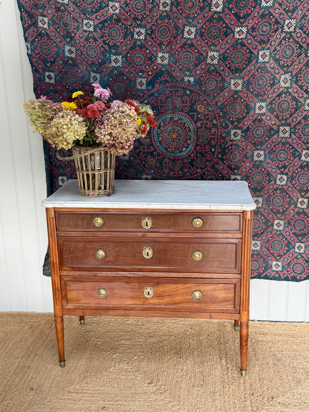 French Marble Topped Commode