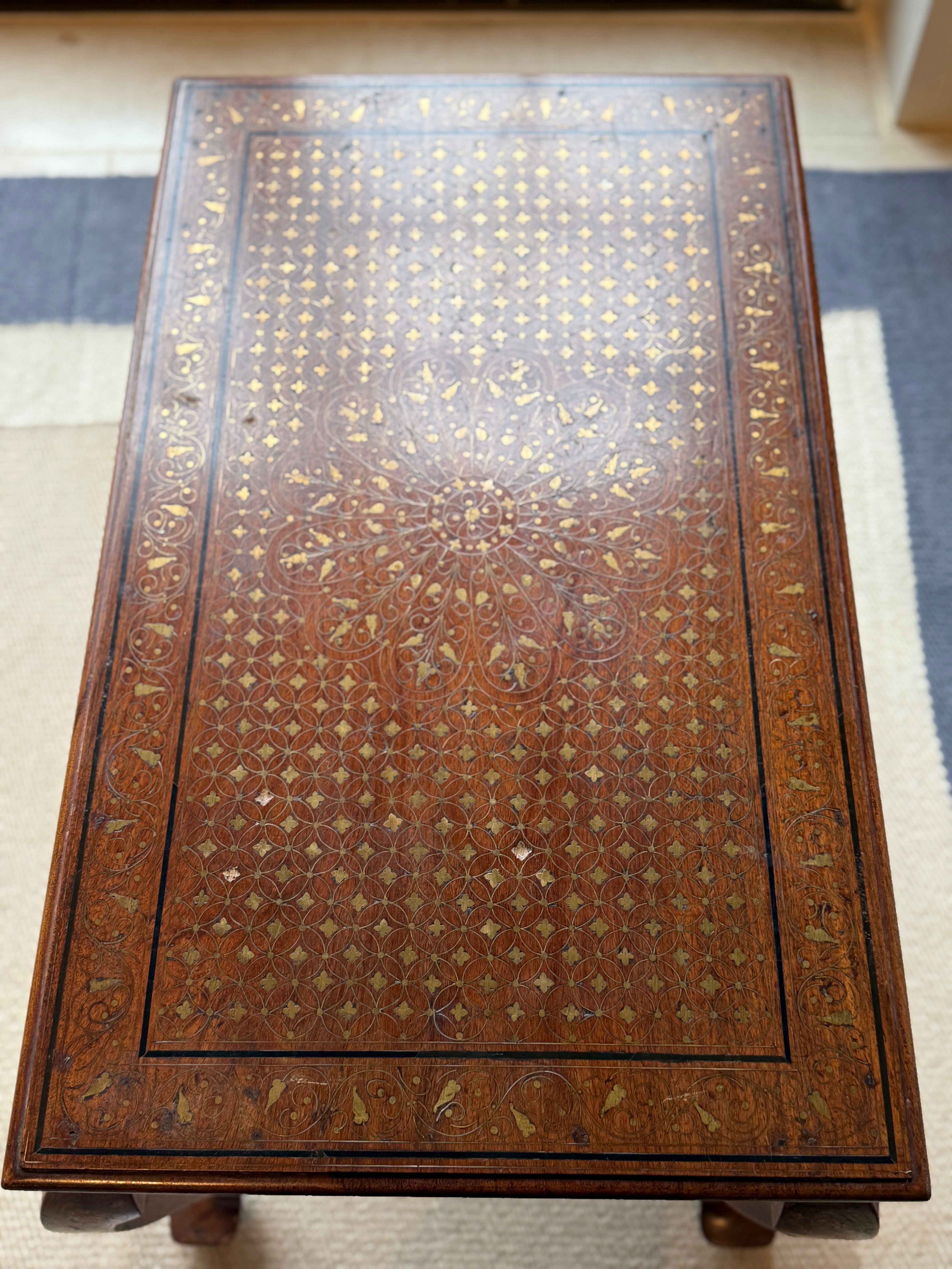Indian Inlay Coffee Table