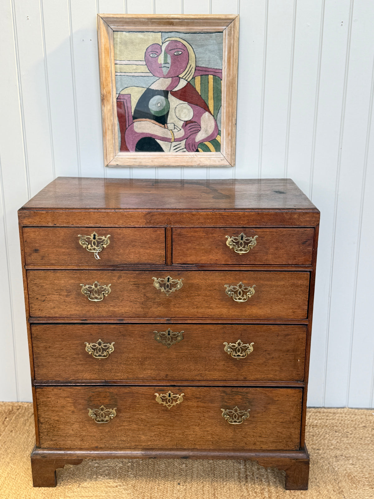 George III Oak Chest of Drawere
