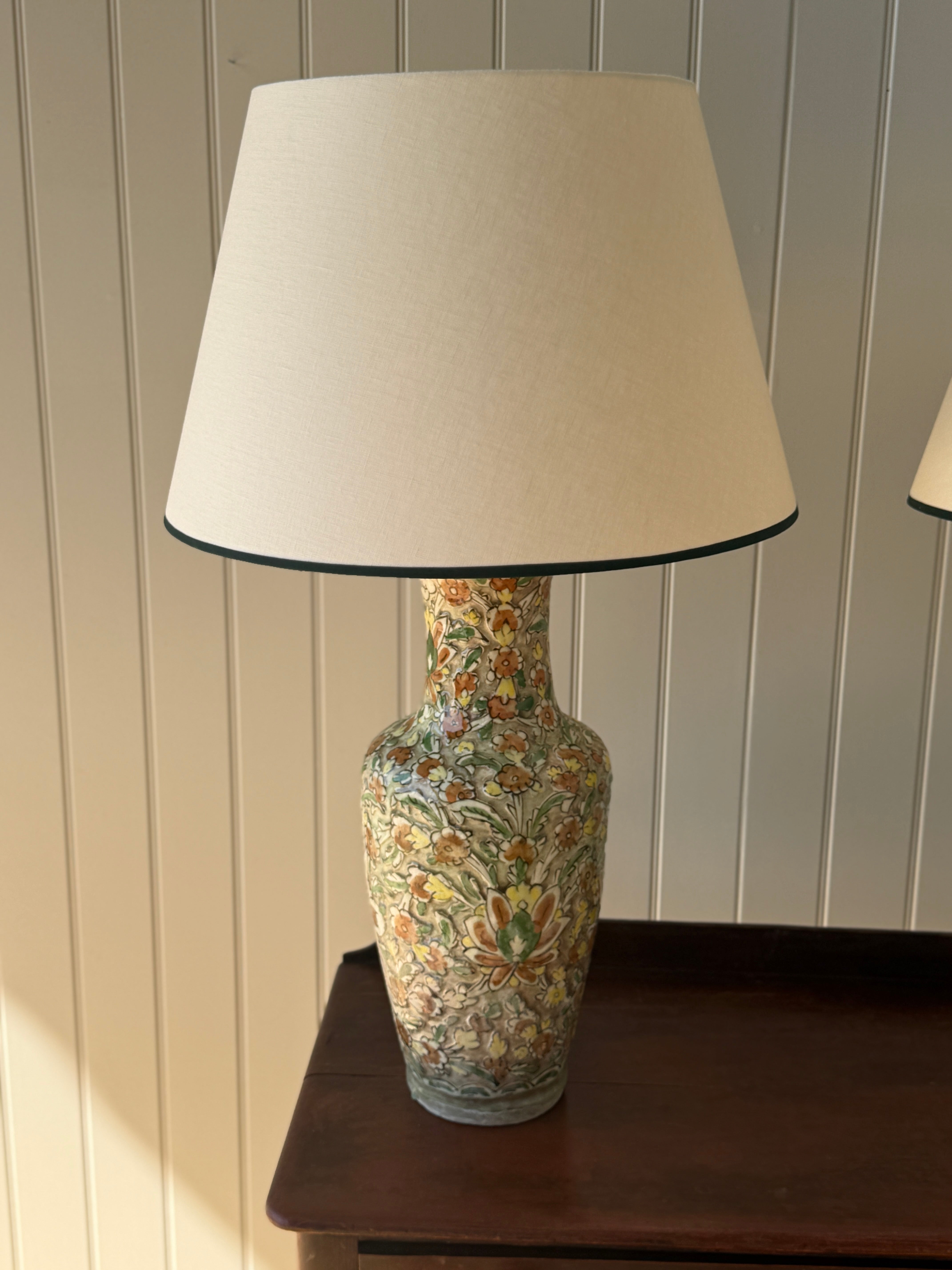 Pair of Vintage Ottoman Ceramic Table lamps