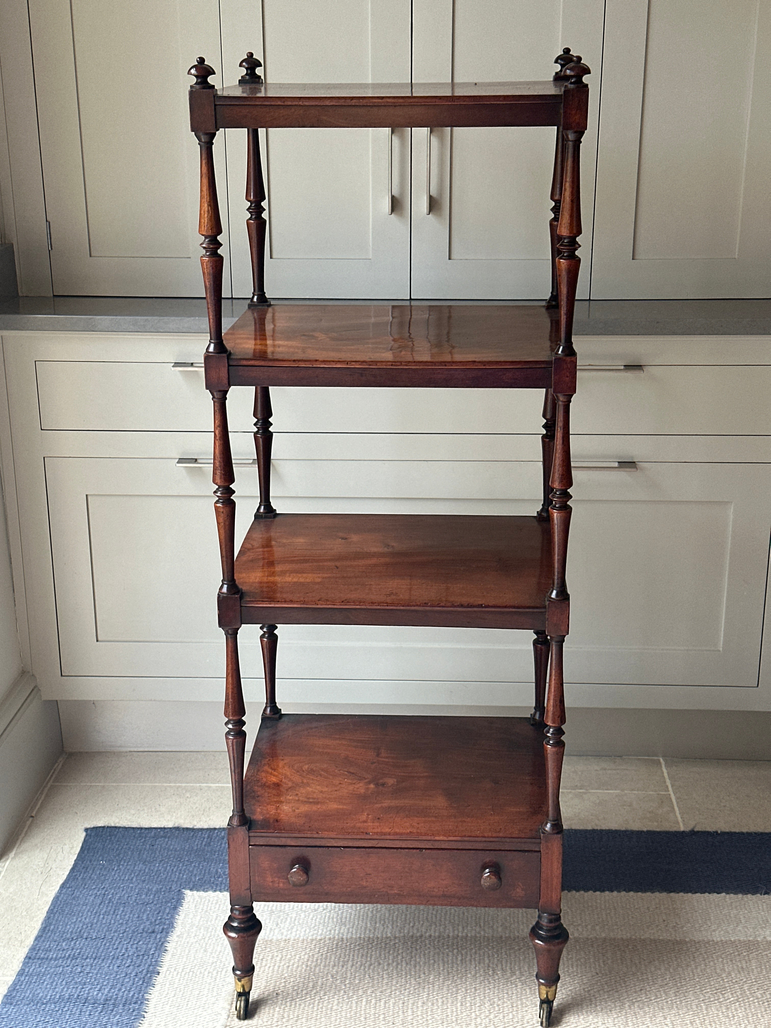 Perfect 4 Tiered Mahogany Whatnot