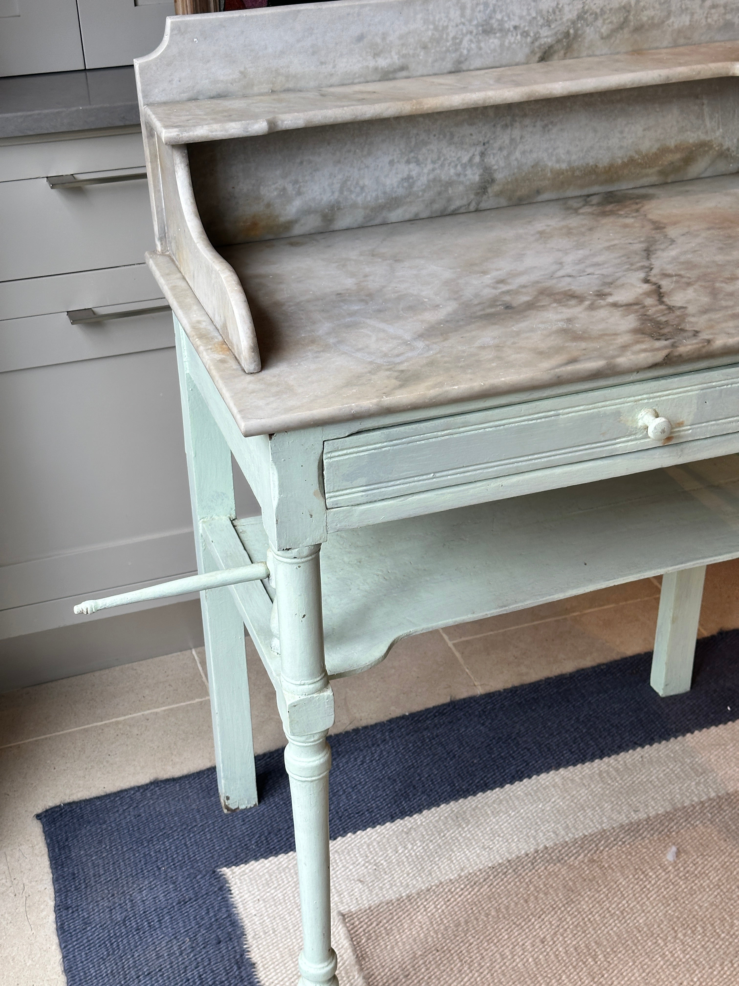 Sweet Painted Antique Washstand