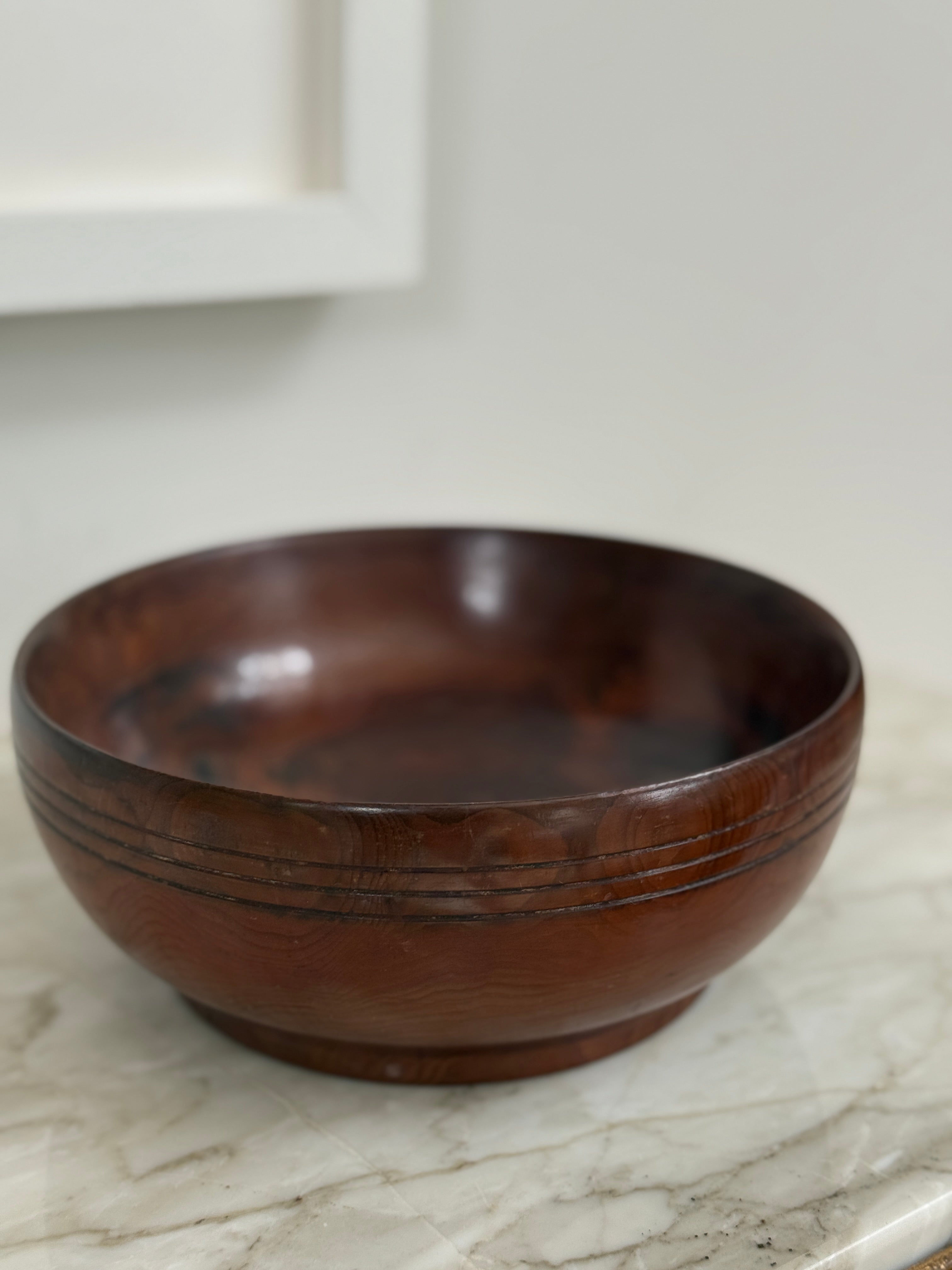 Early 19th Century Yew Turned Bowl