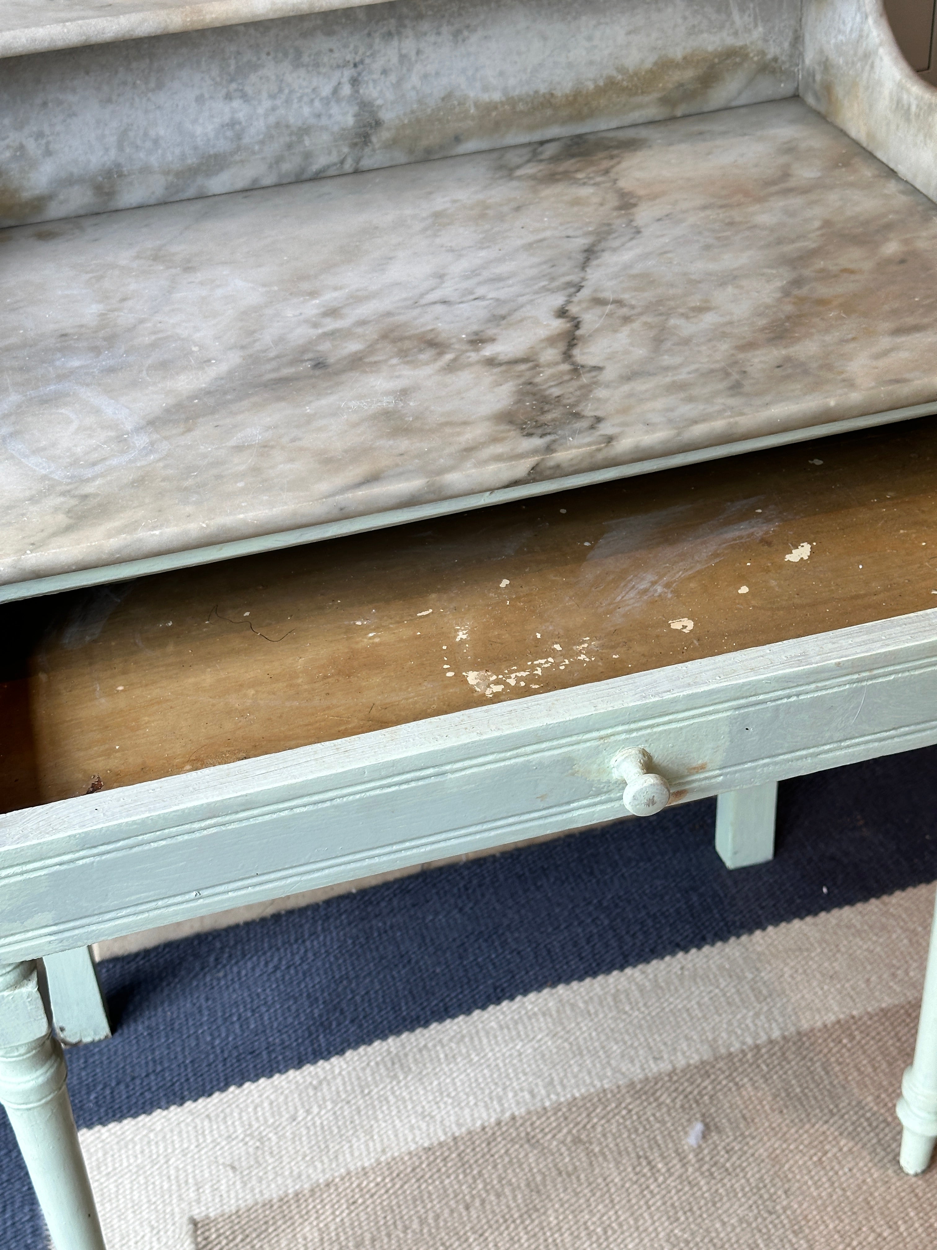 Sweet Painted Antique Washstand