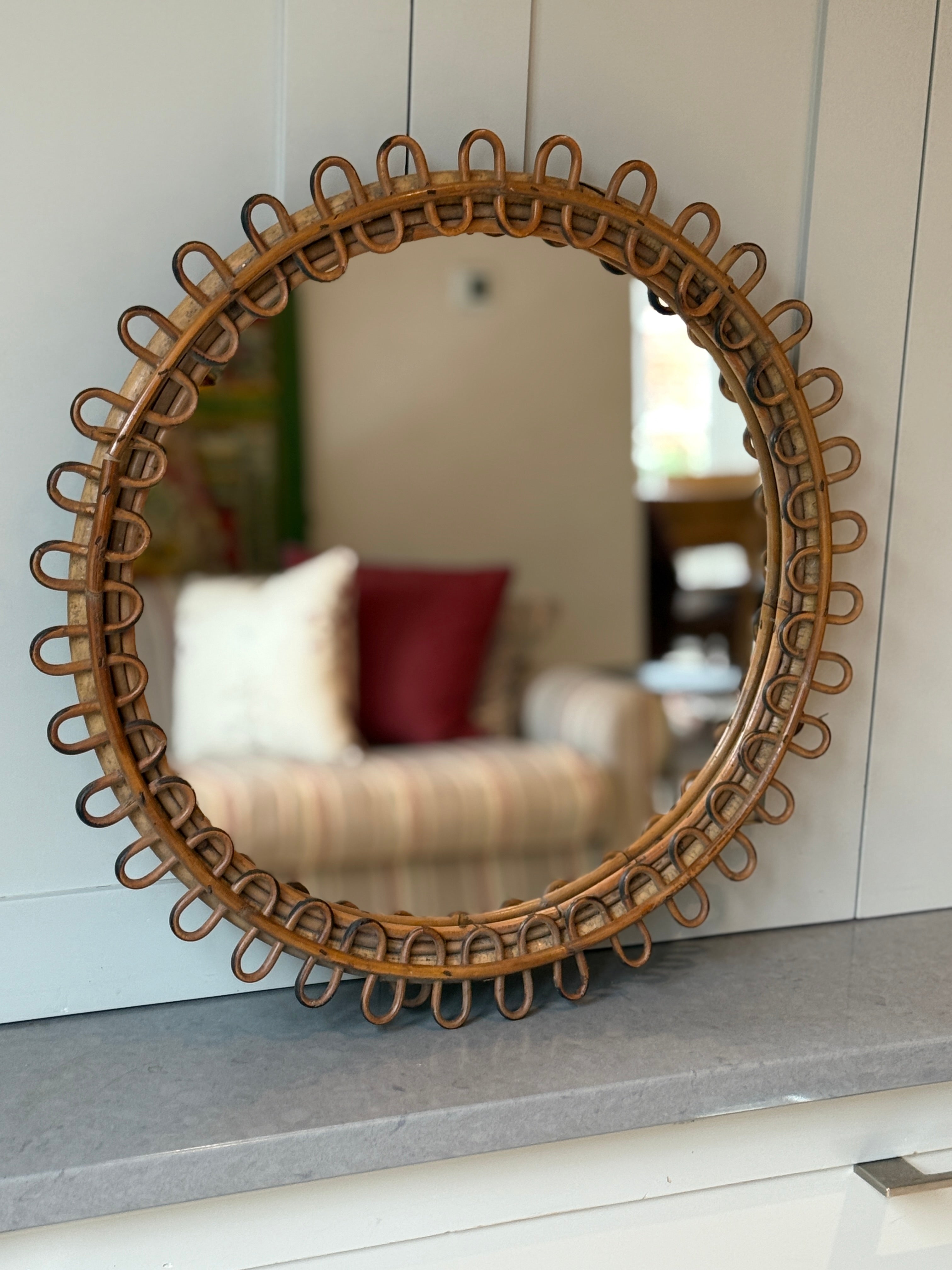 Round 1960s Albini Mirror