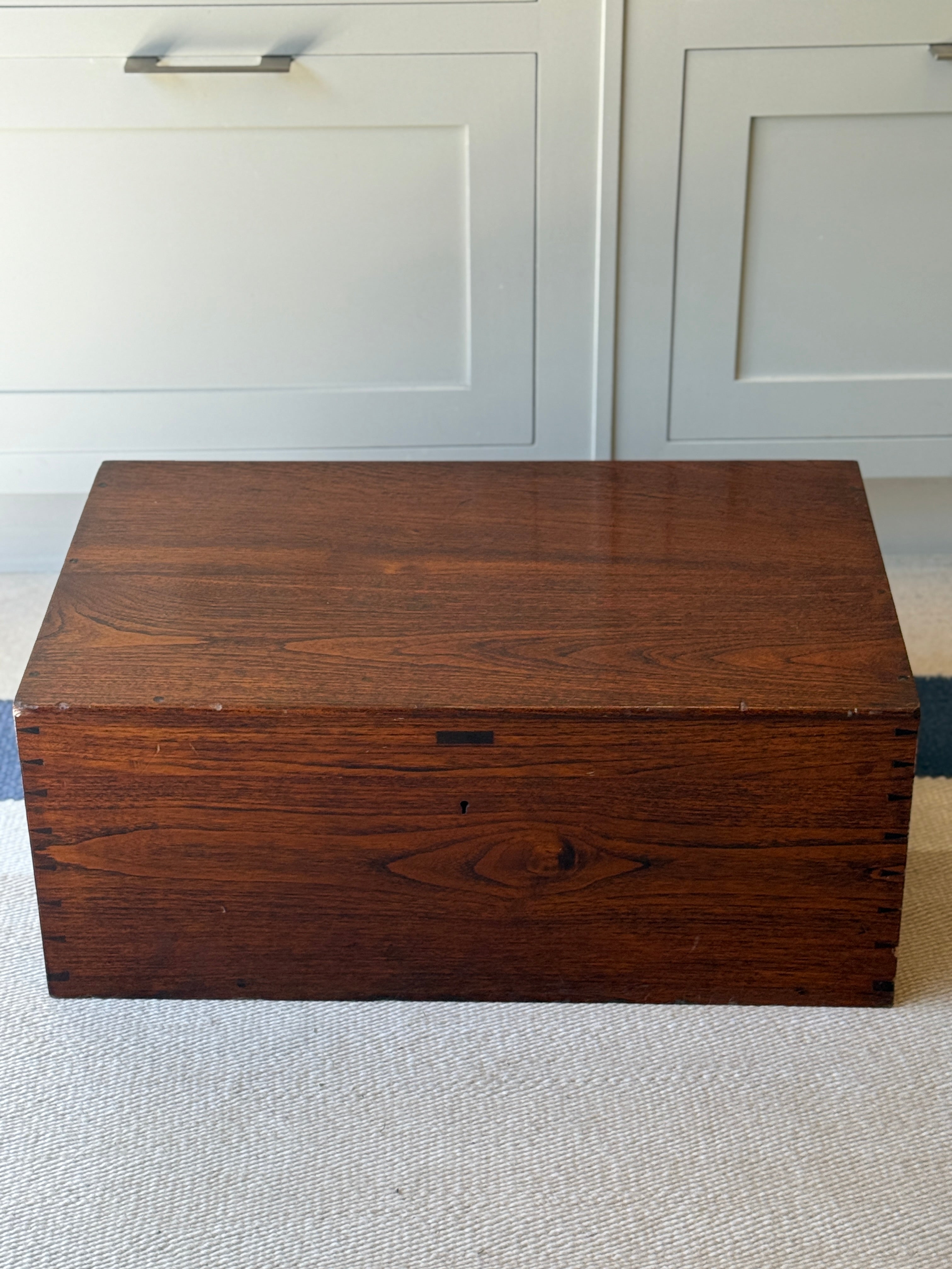 Small Teak Trunk with Great History
