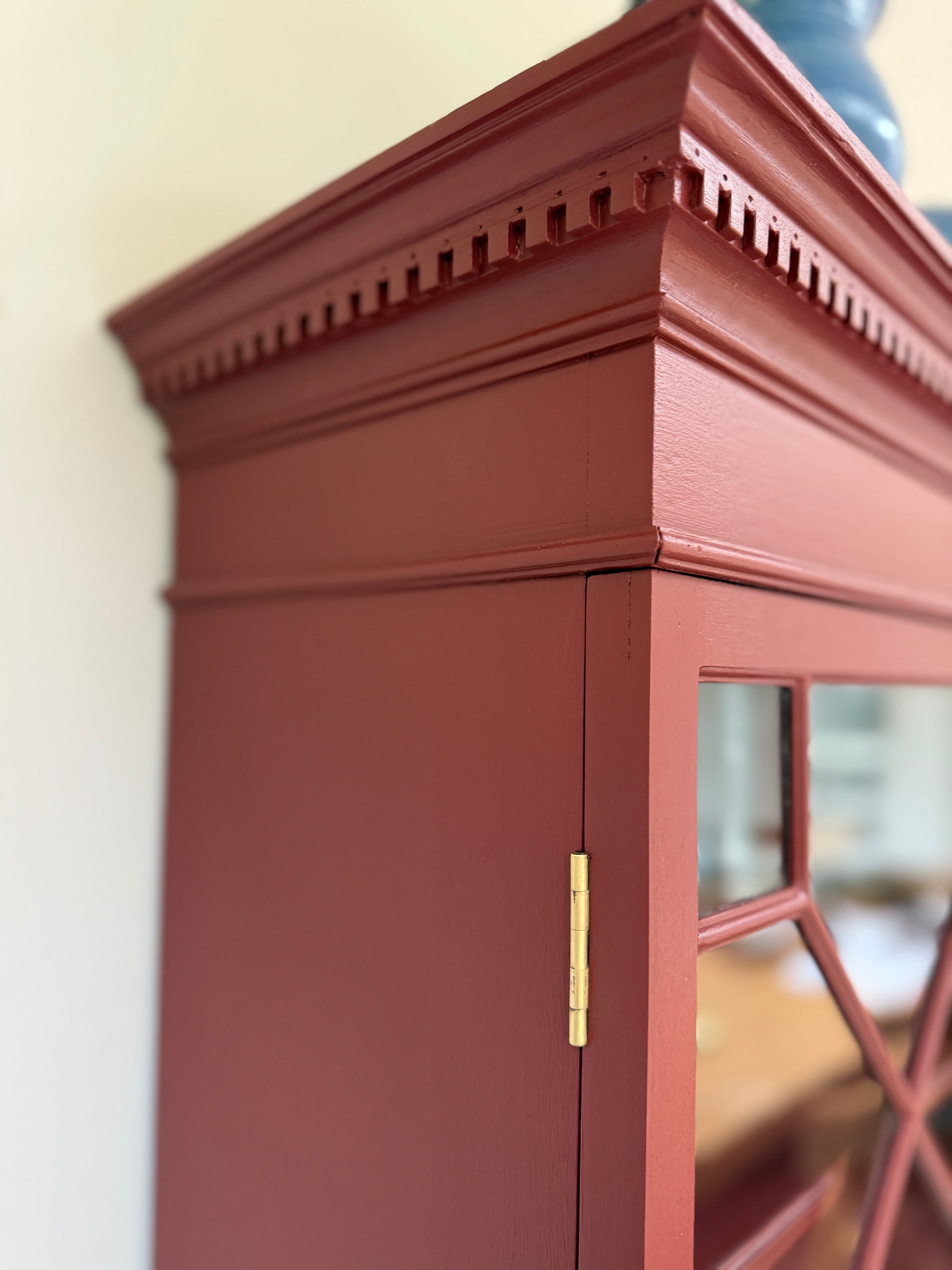 Painted Astral Glazed Wall Cupboard