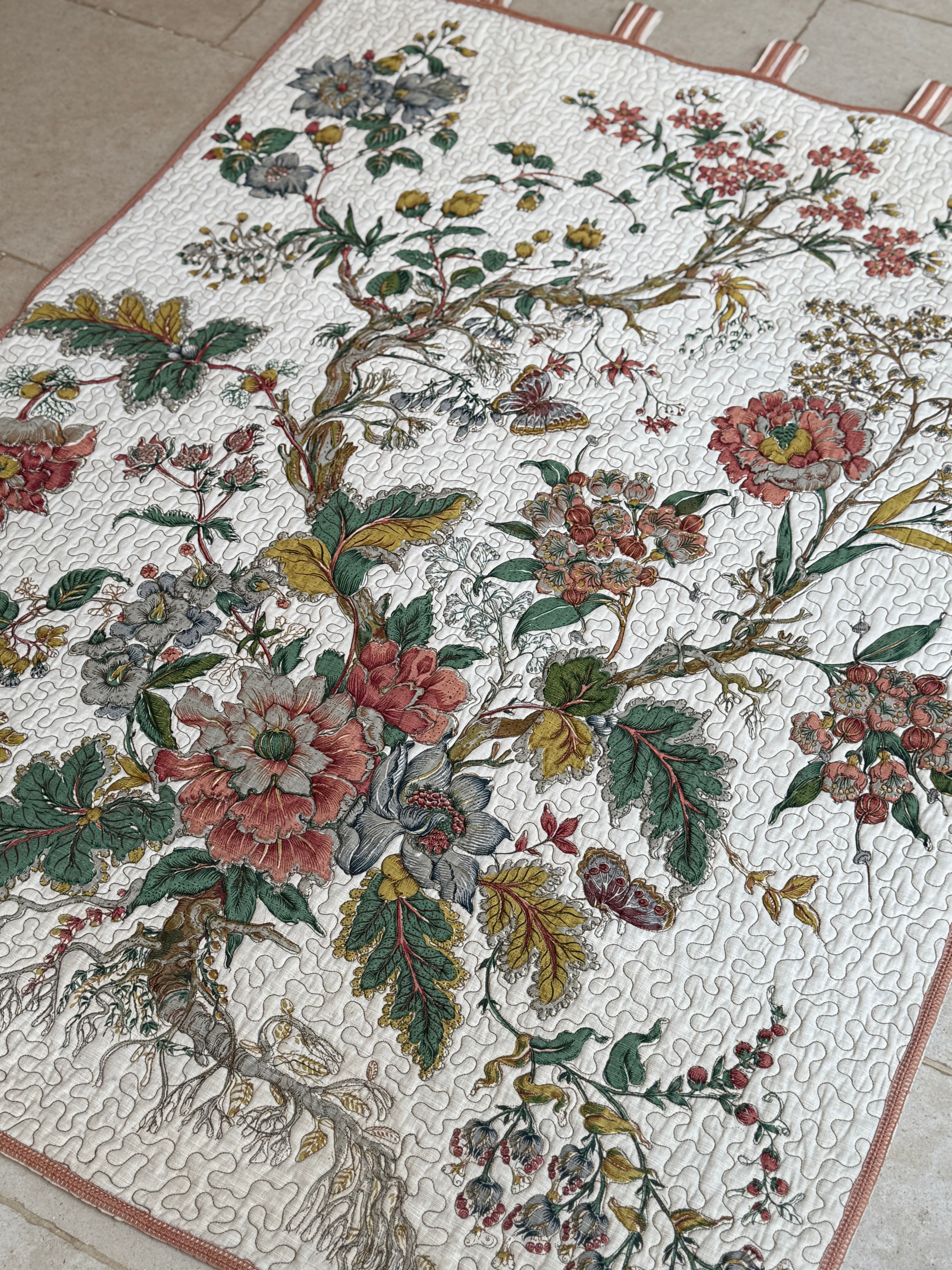 French Floral Wallhanging