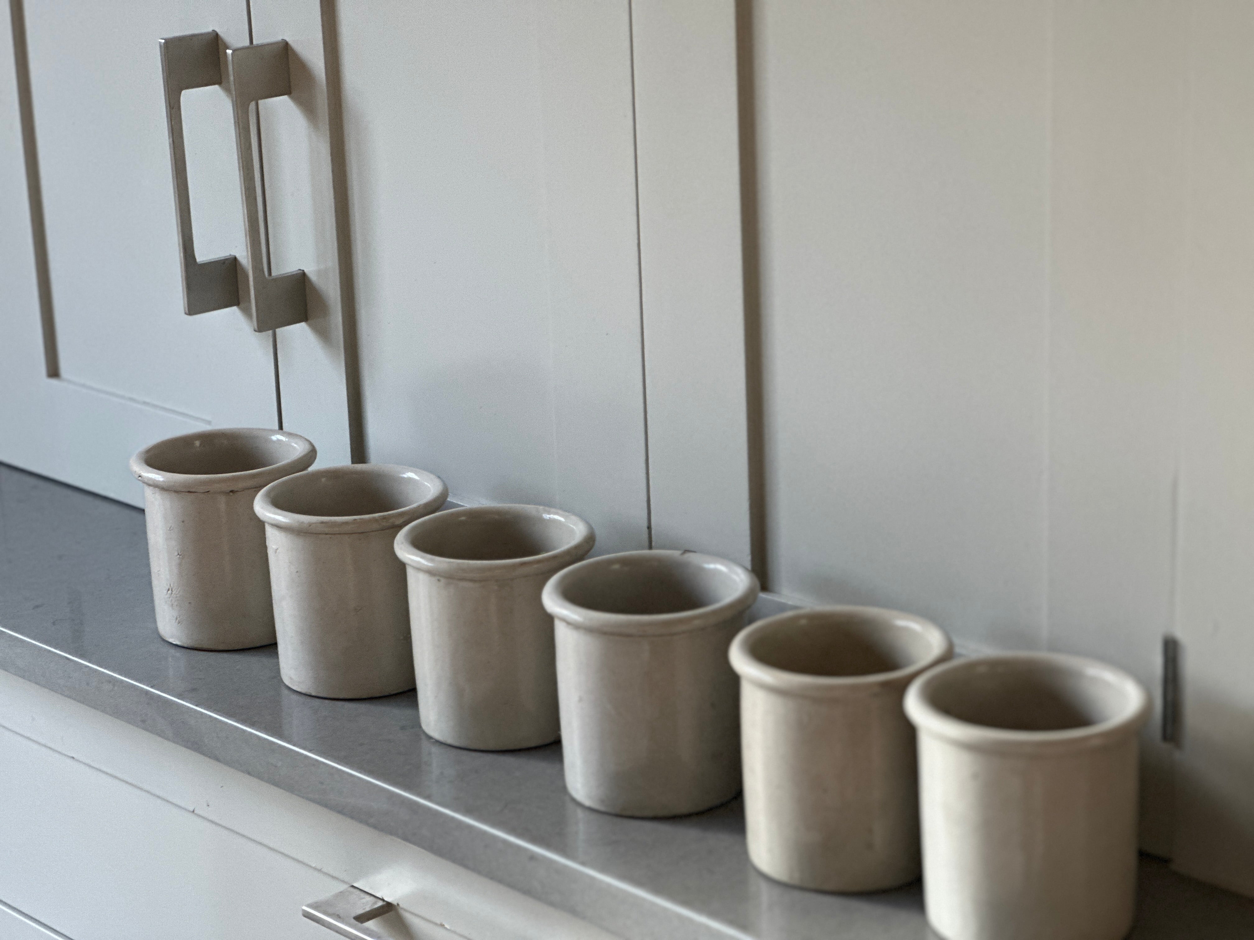 French Small Floral Pots