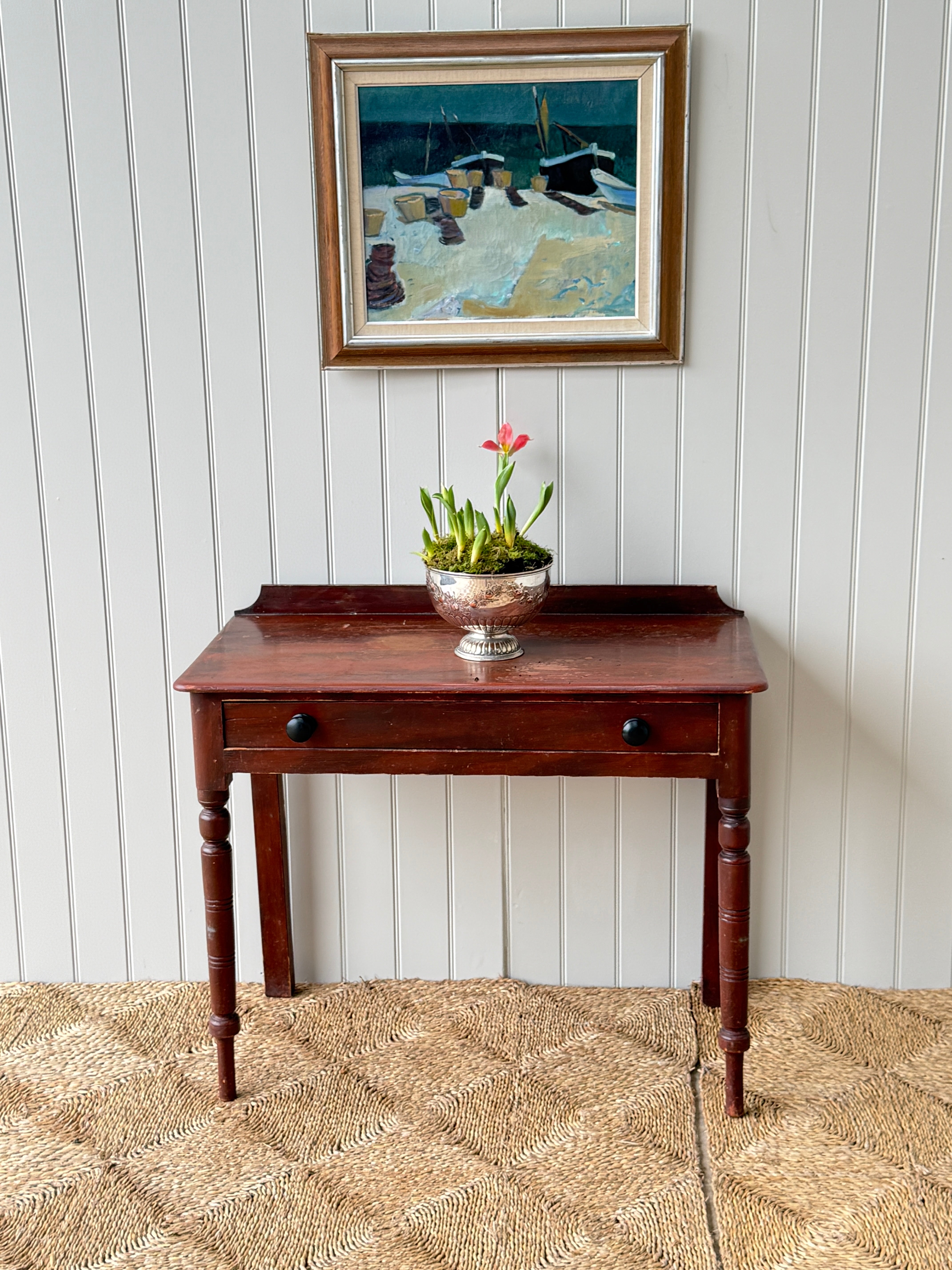 Red Side Table or Desk