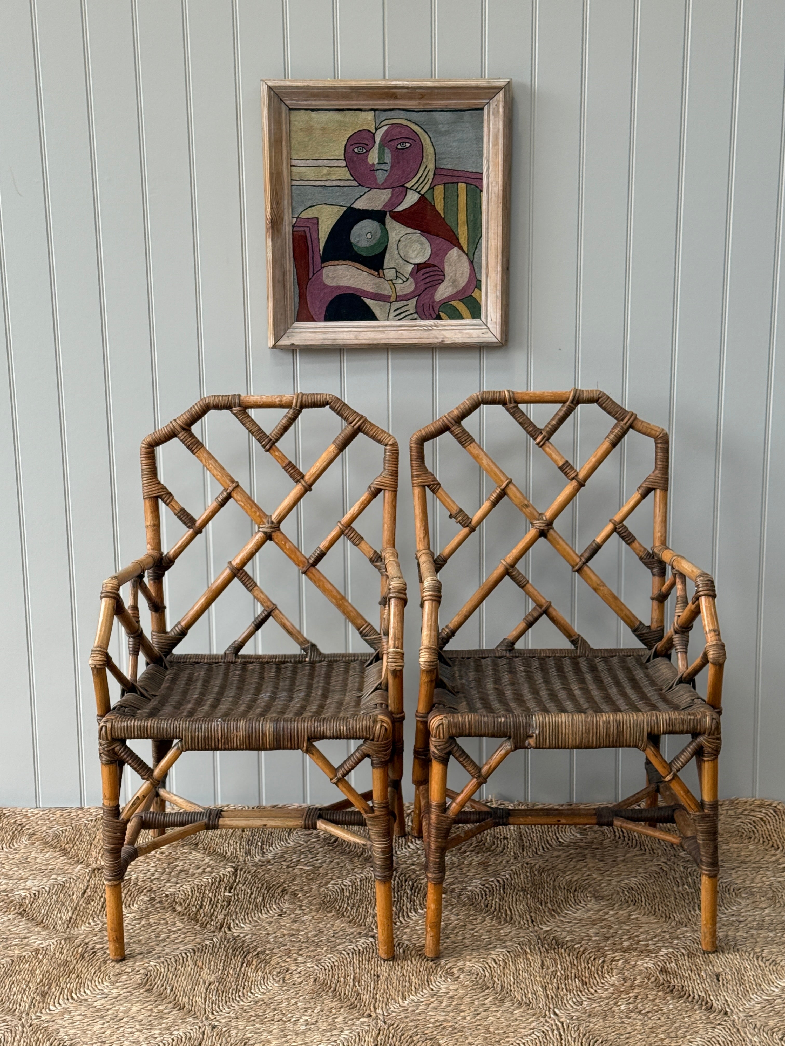 Pair of Chippendale Style Chairs