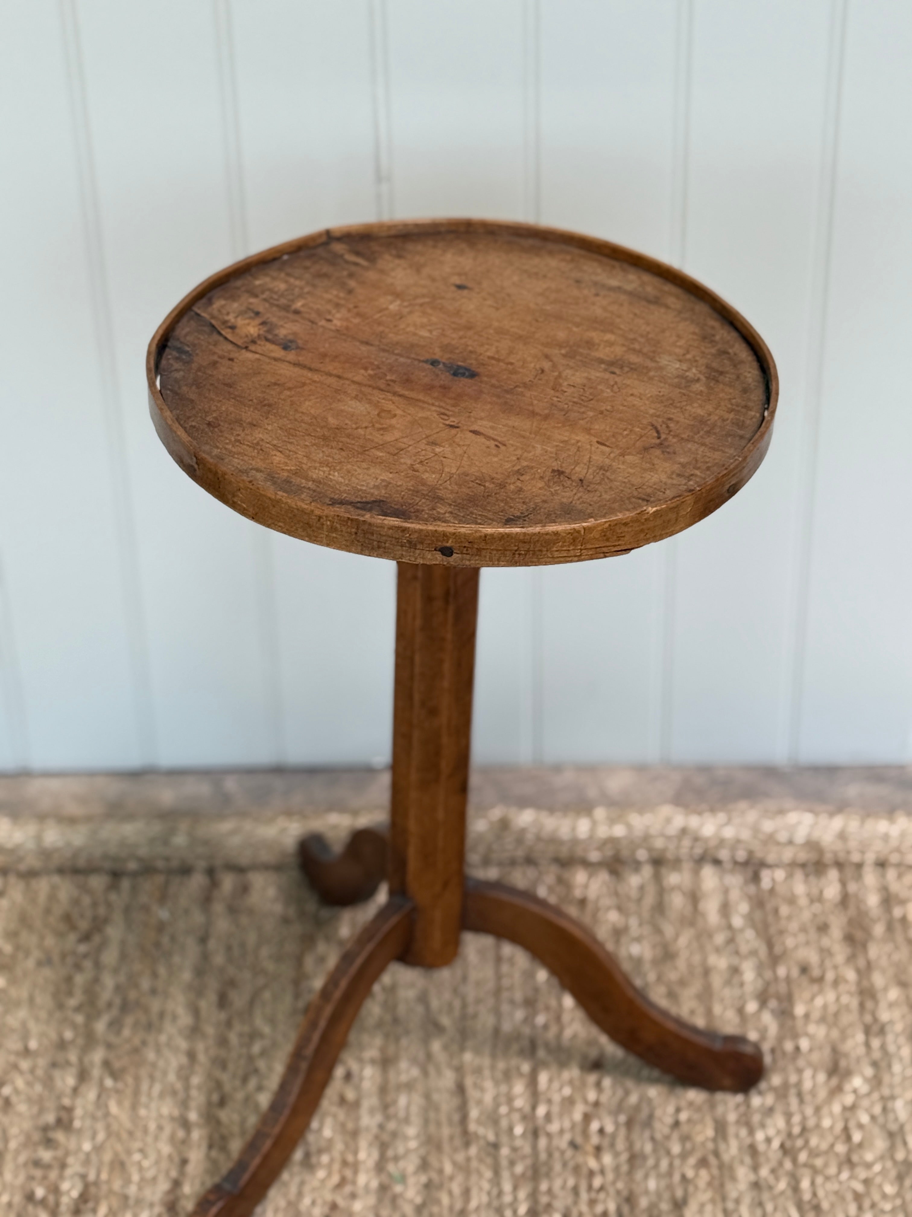 Small Circular Bentwood Table