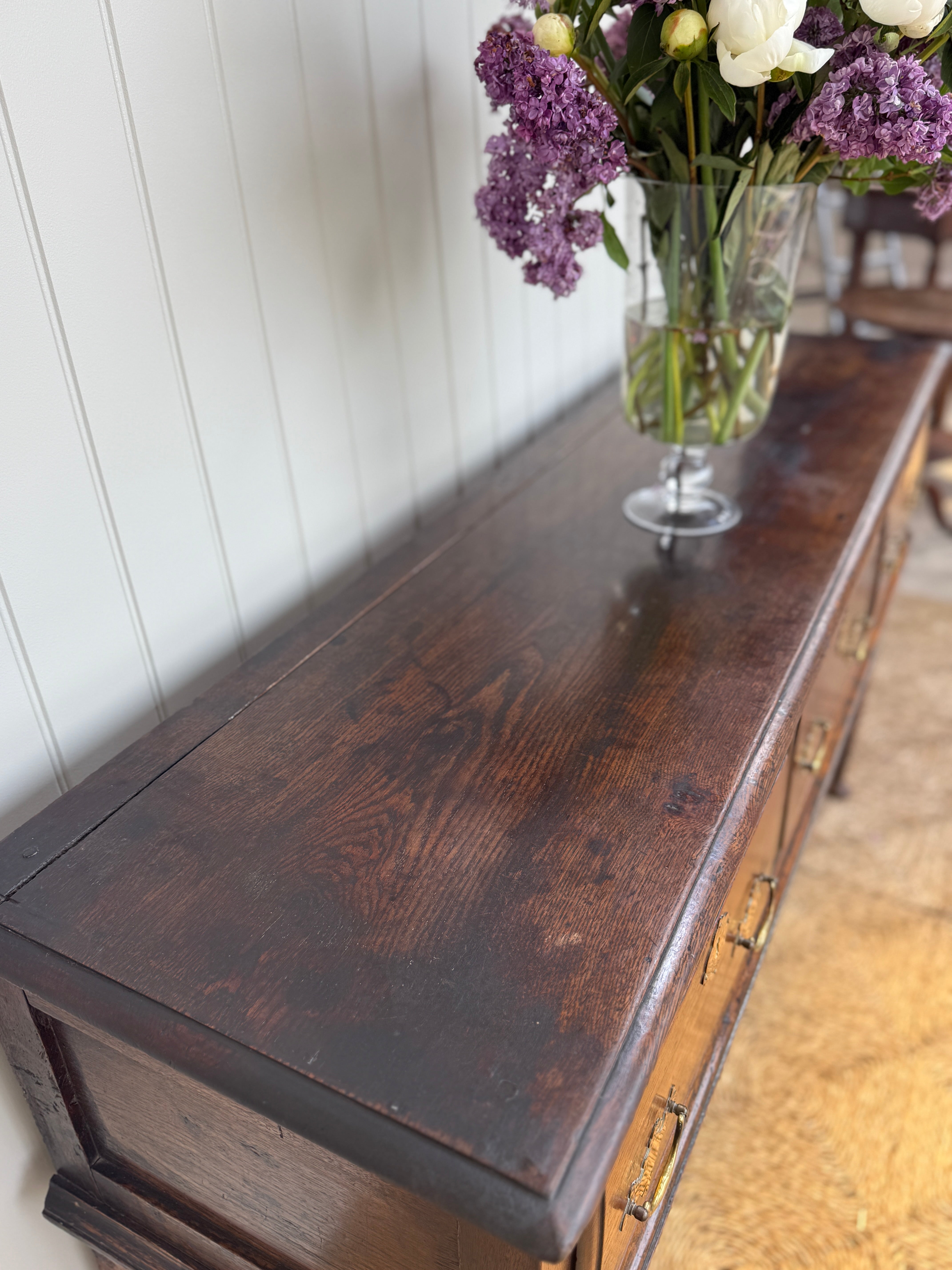 18th Century Oak Dresser Base