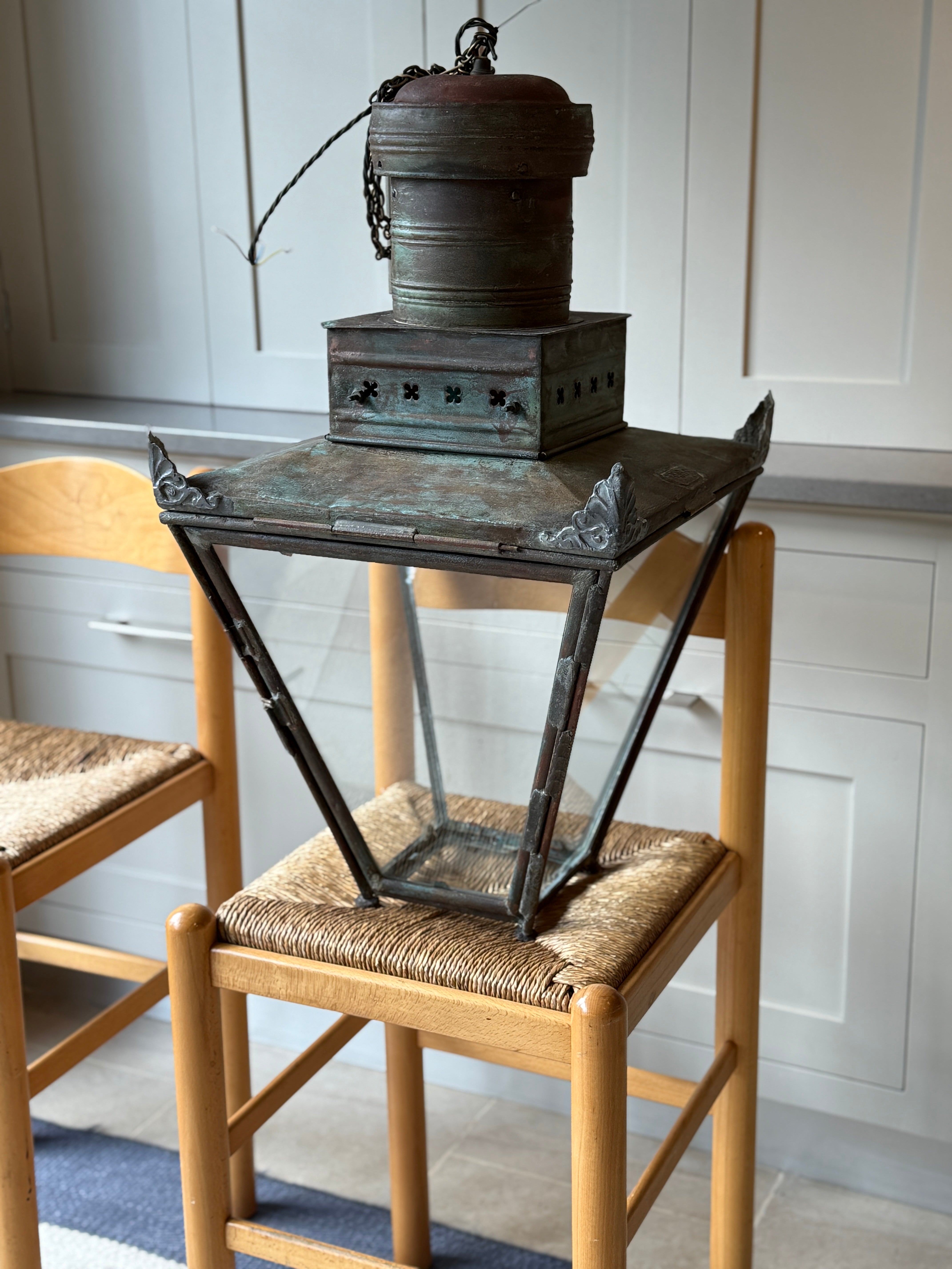 Large Copper Lantern