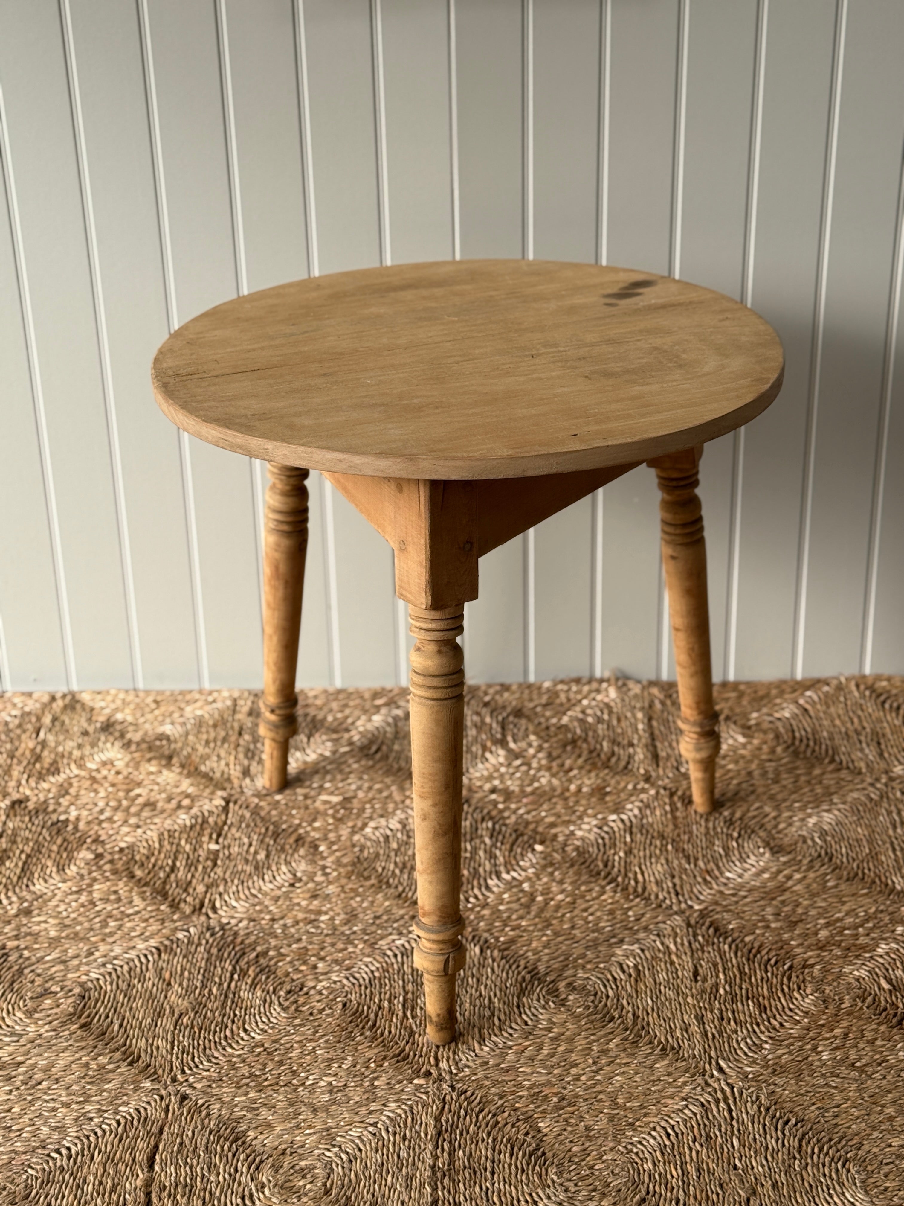 Antique Pine Cricket Table