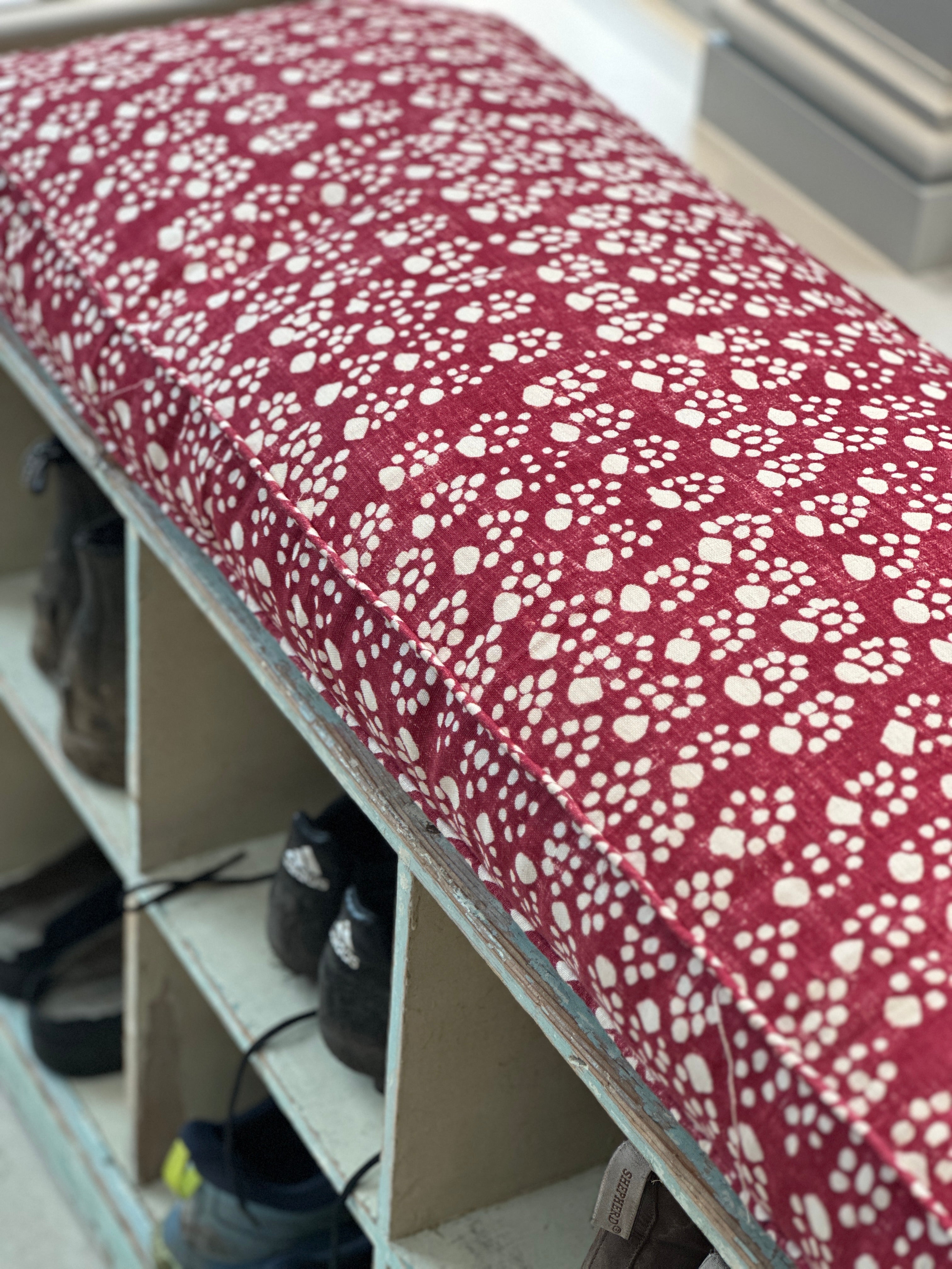 Painted Boot room Bench