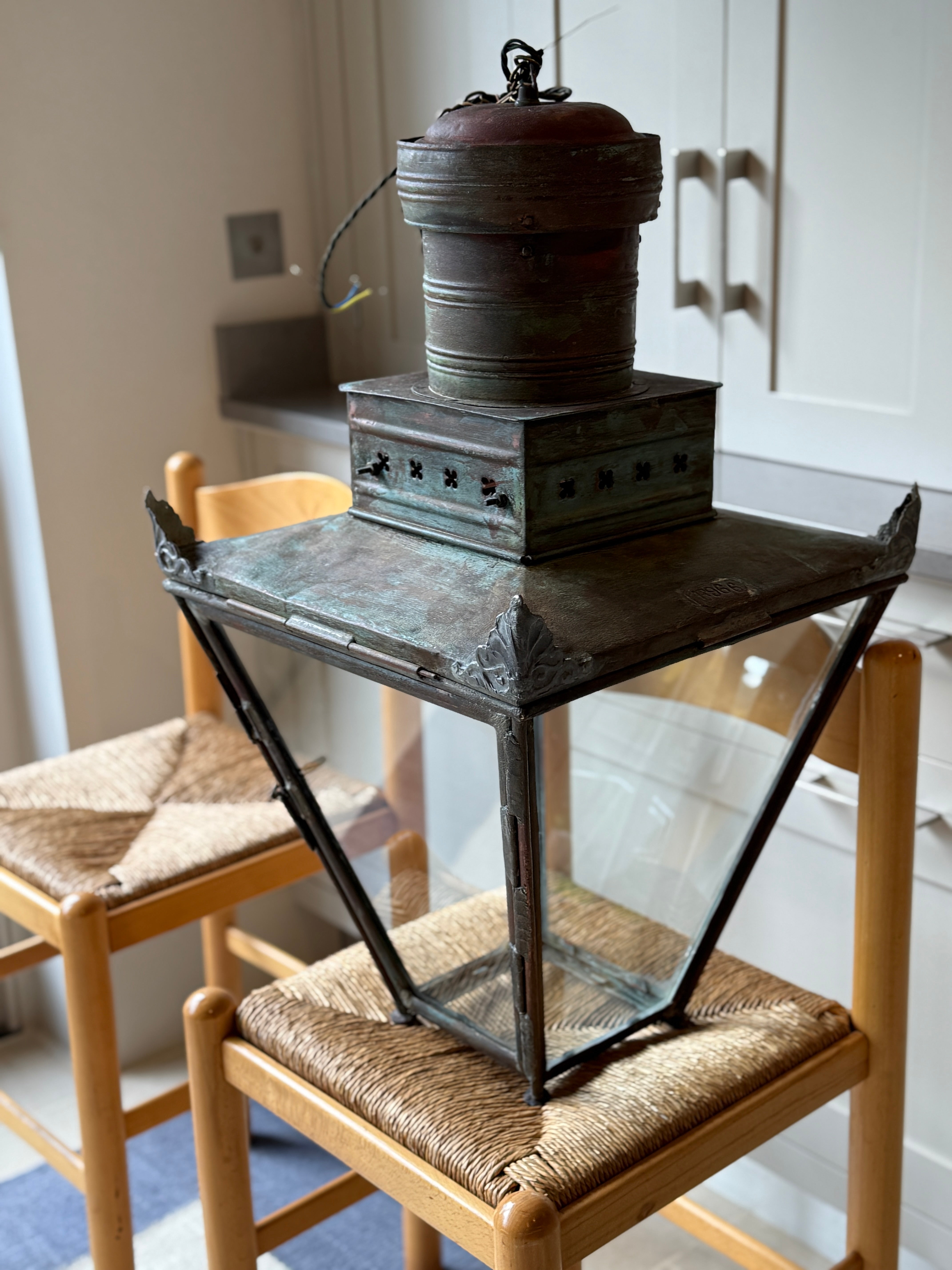 Large Copper Lantern