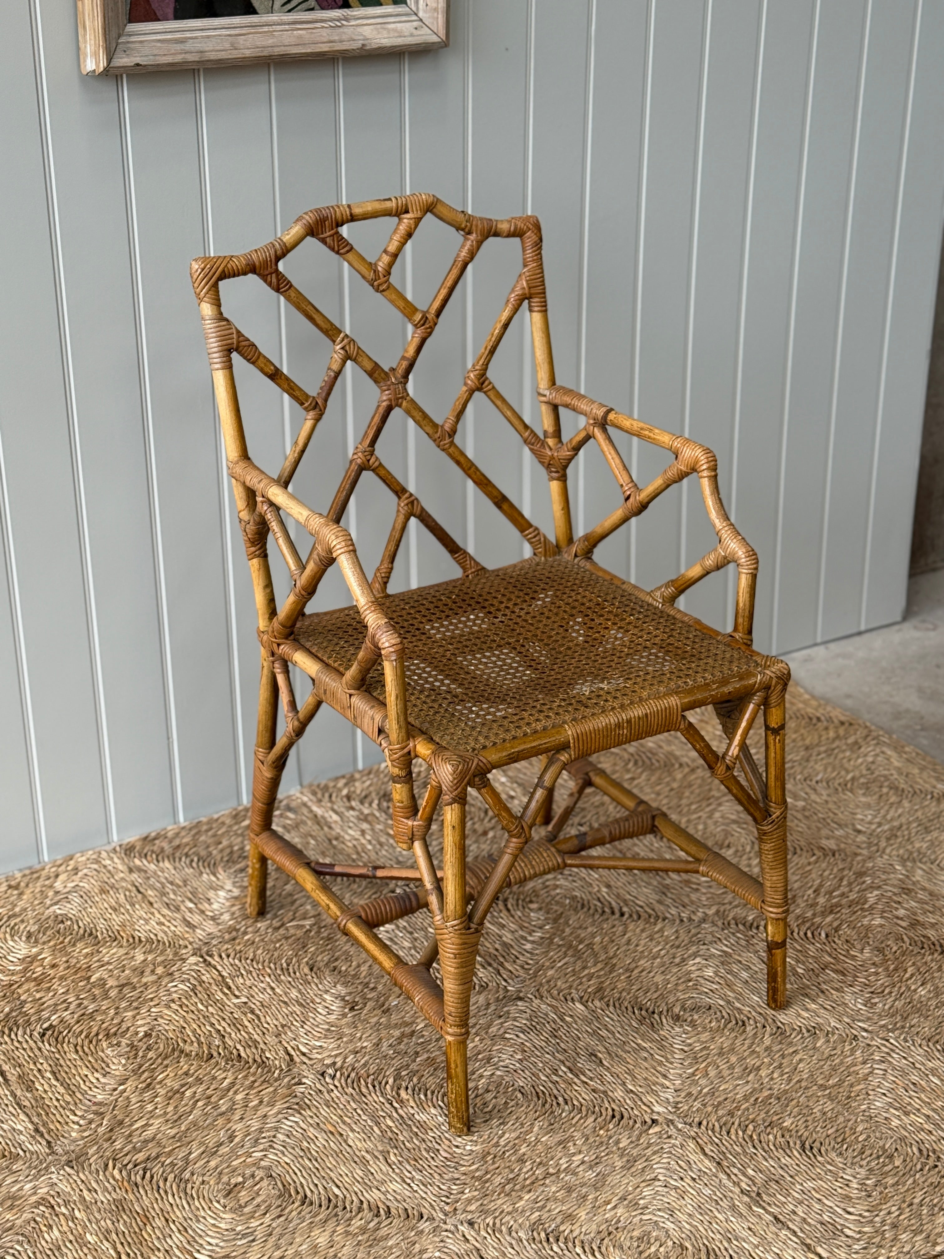 Single Chippendale Style Cane