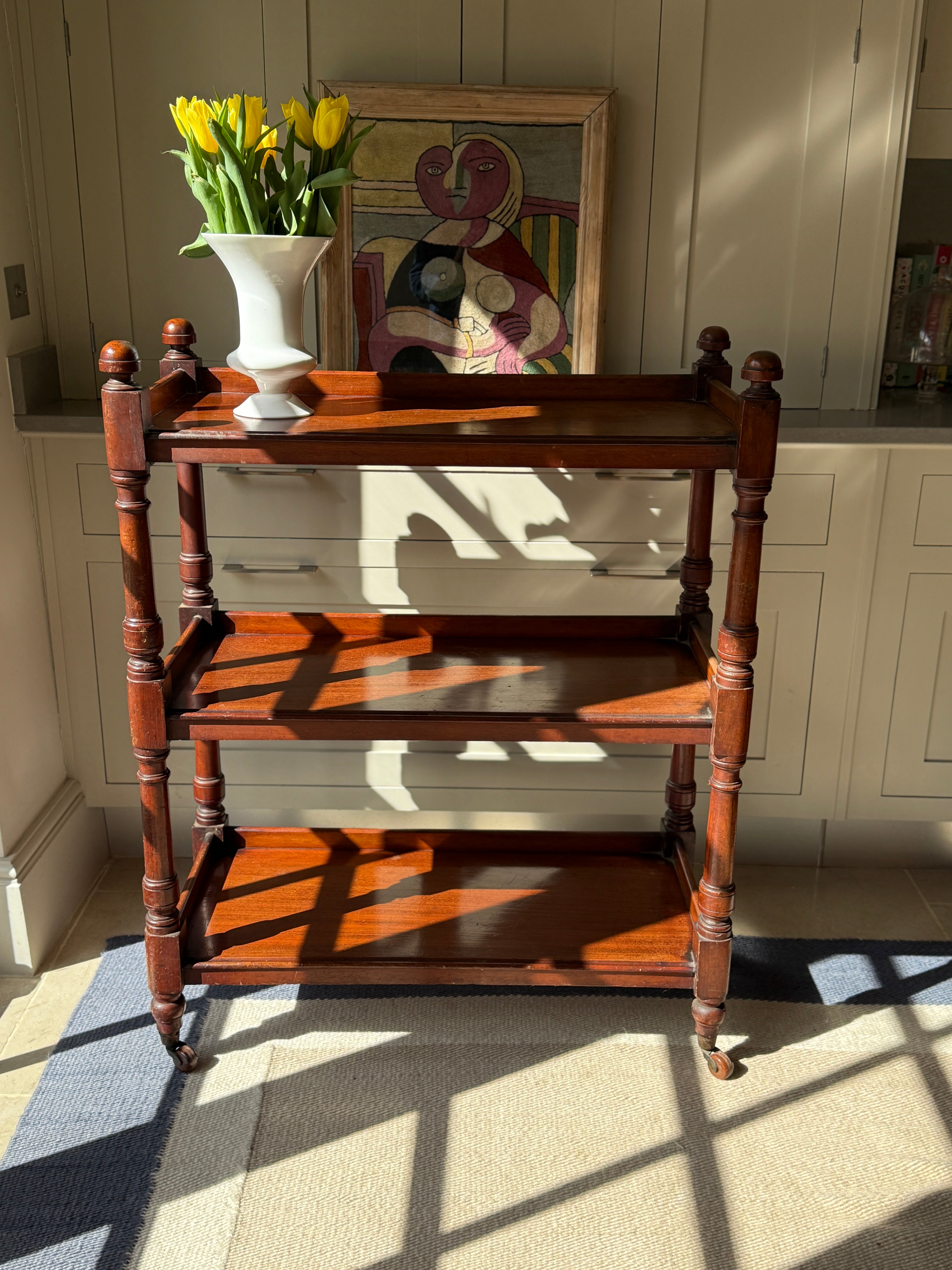 19th Century Mahogany Buffet on Castors