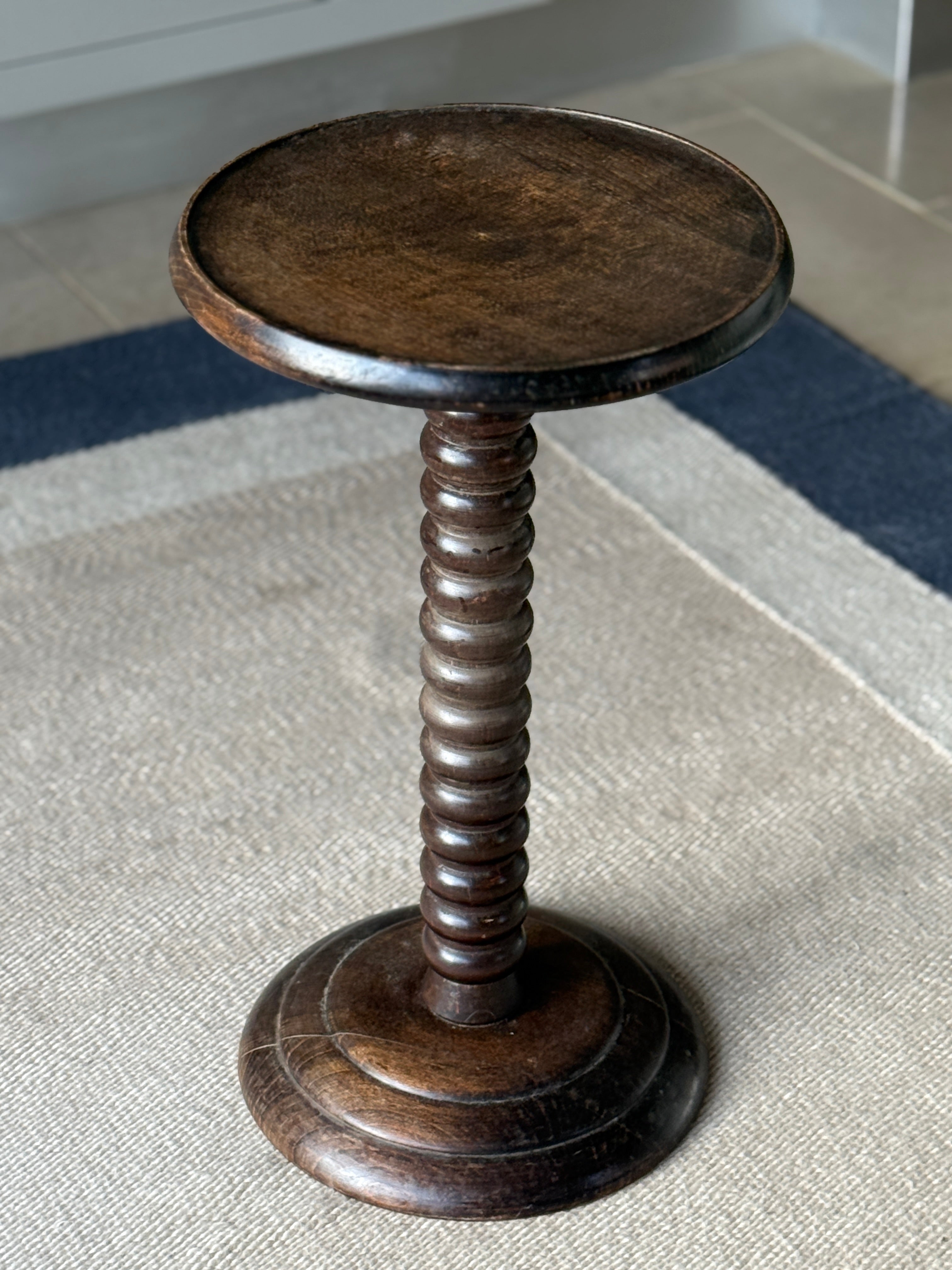 French Oak Bobbin side table