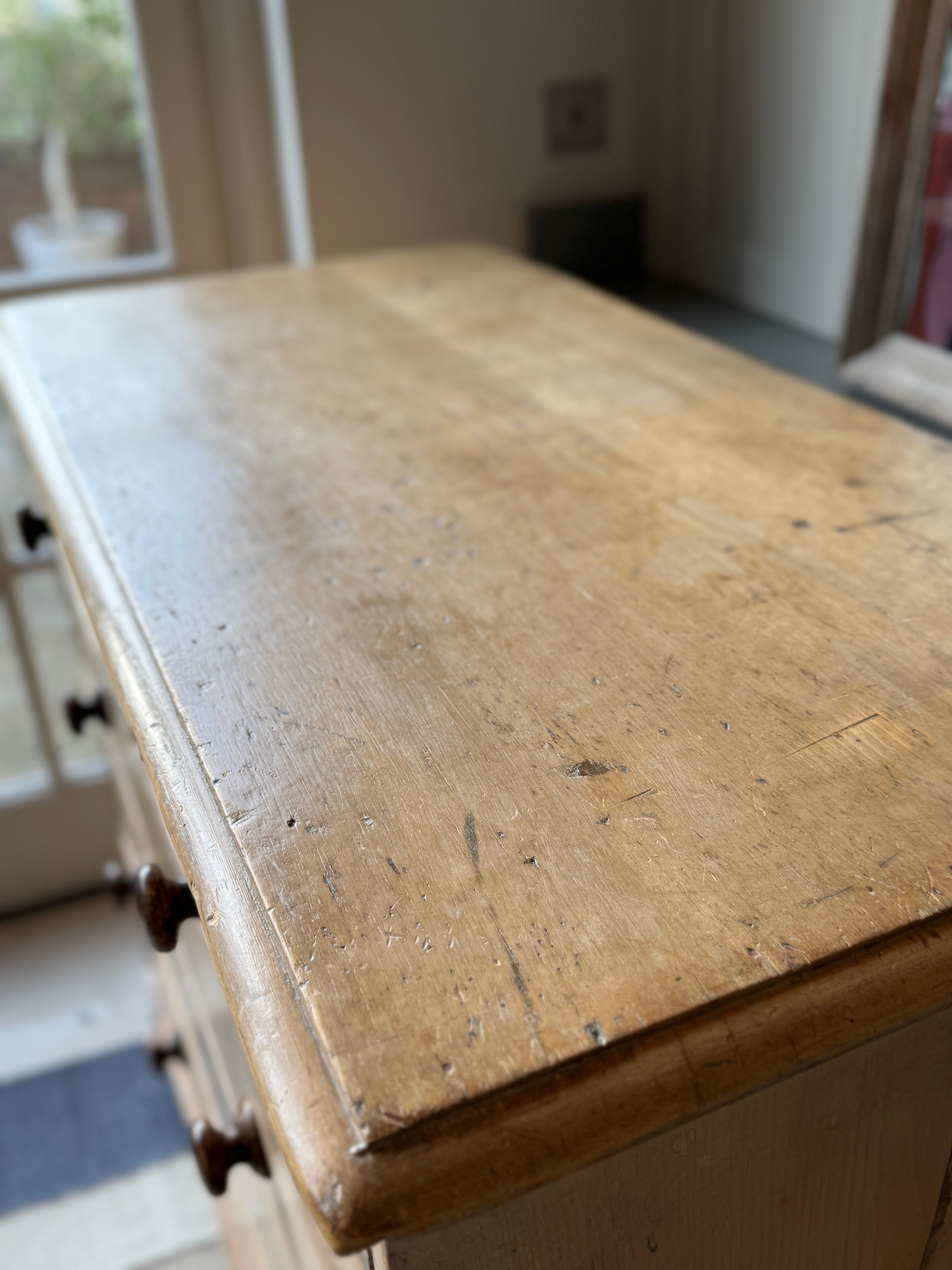 Large 19th Century Pine Chest of Drawers