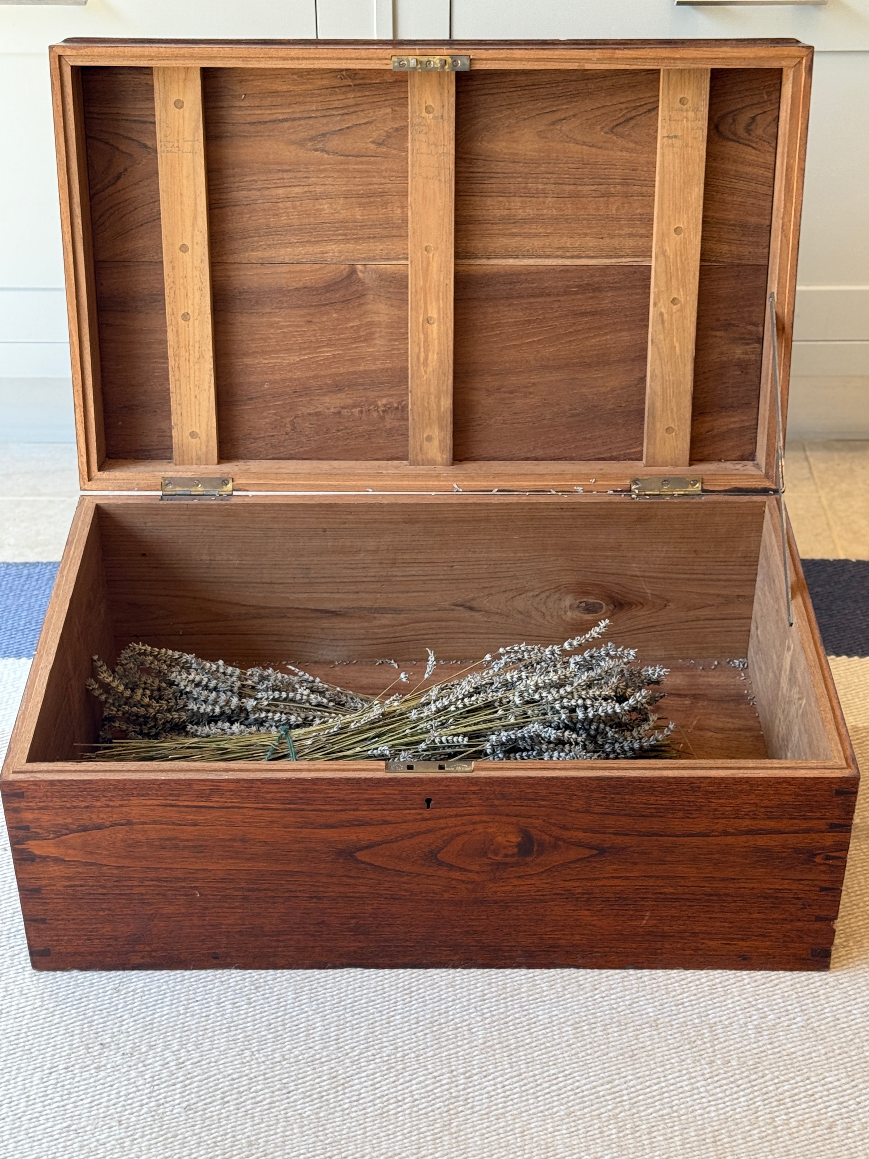 Small Teak Trunk with Great History
